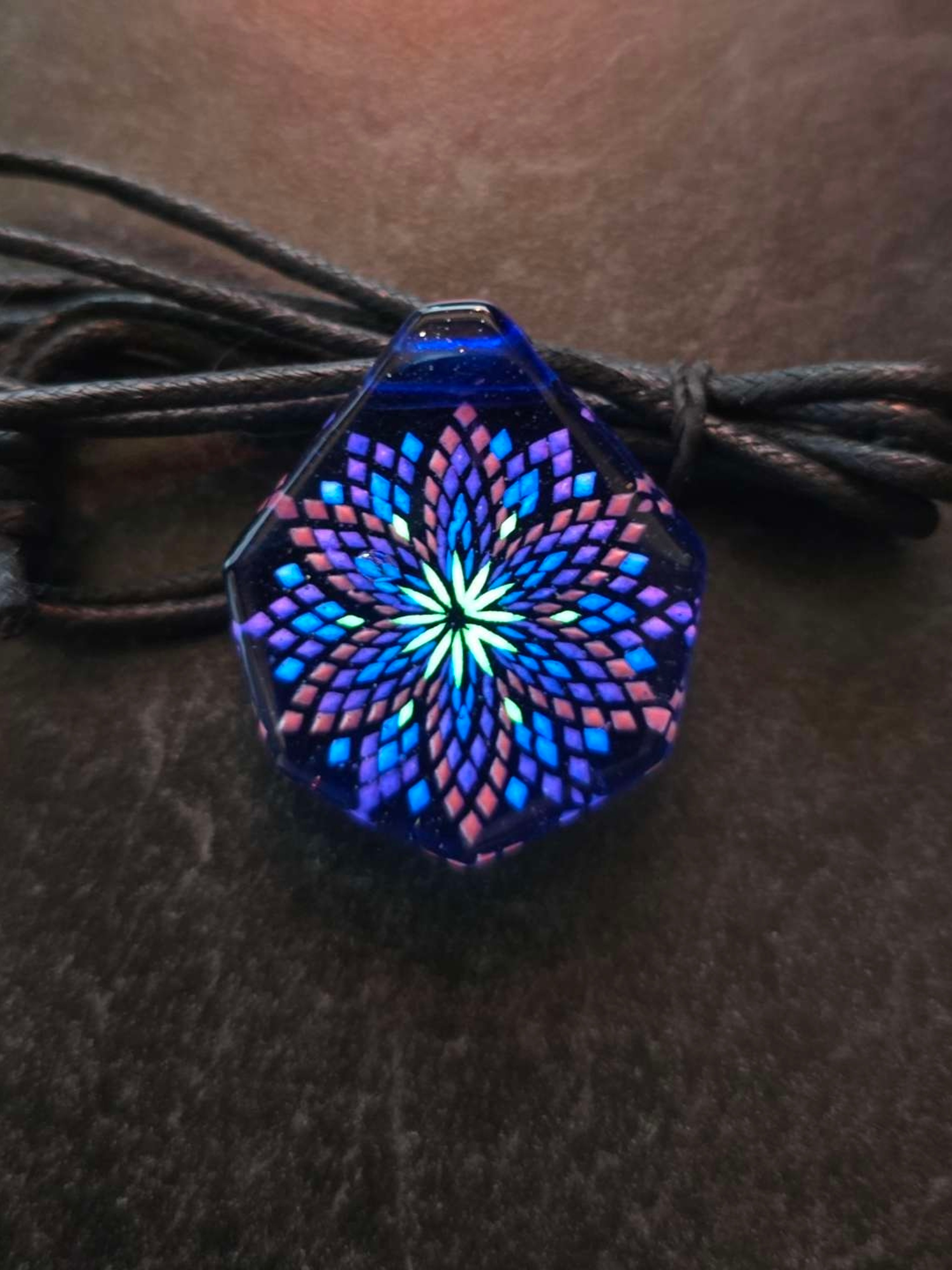 Preview pic of Fillacello Styled Mandala Layered Glow Pendant