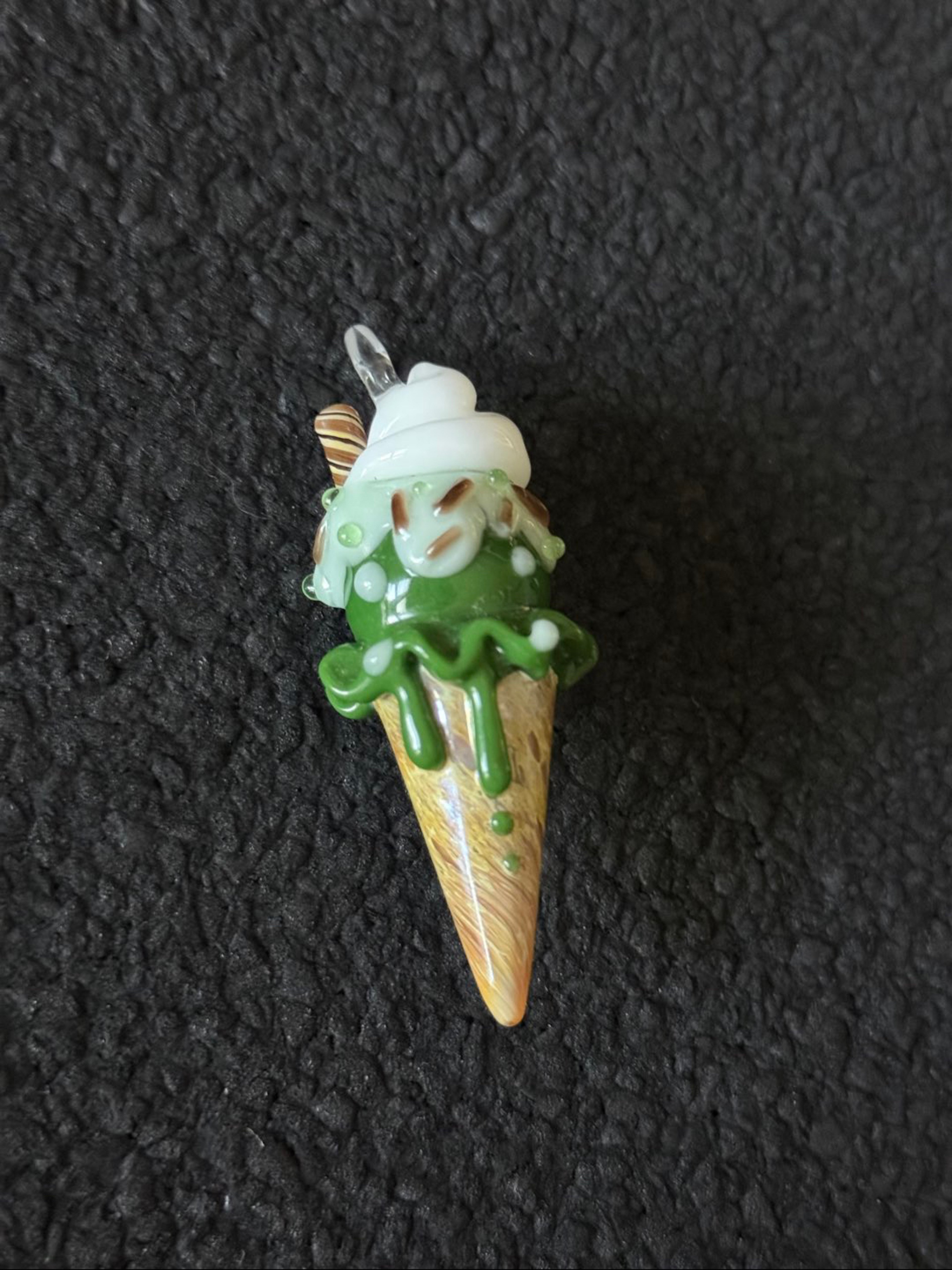 St. Patrick’s Mini Ice Cream Cone image 0