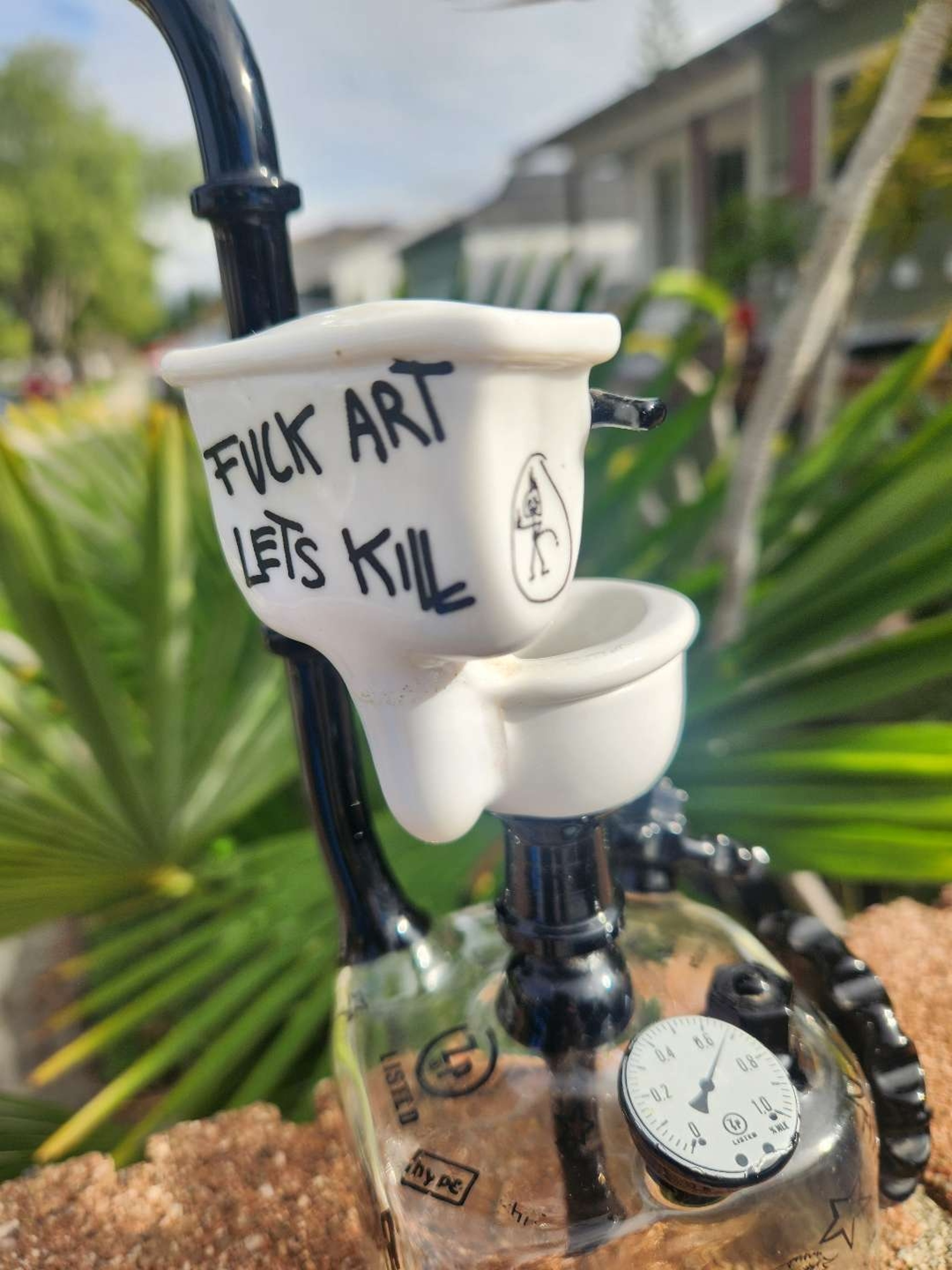 Preview pic of ZACH PUCHOWITZ fuck art 🎨 let's kill Toilet Oil Rig Ouchkick Studios