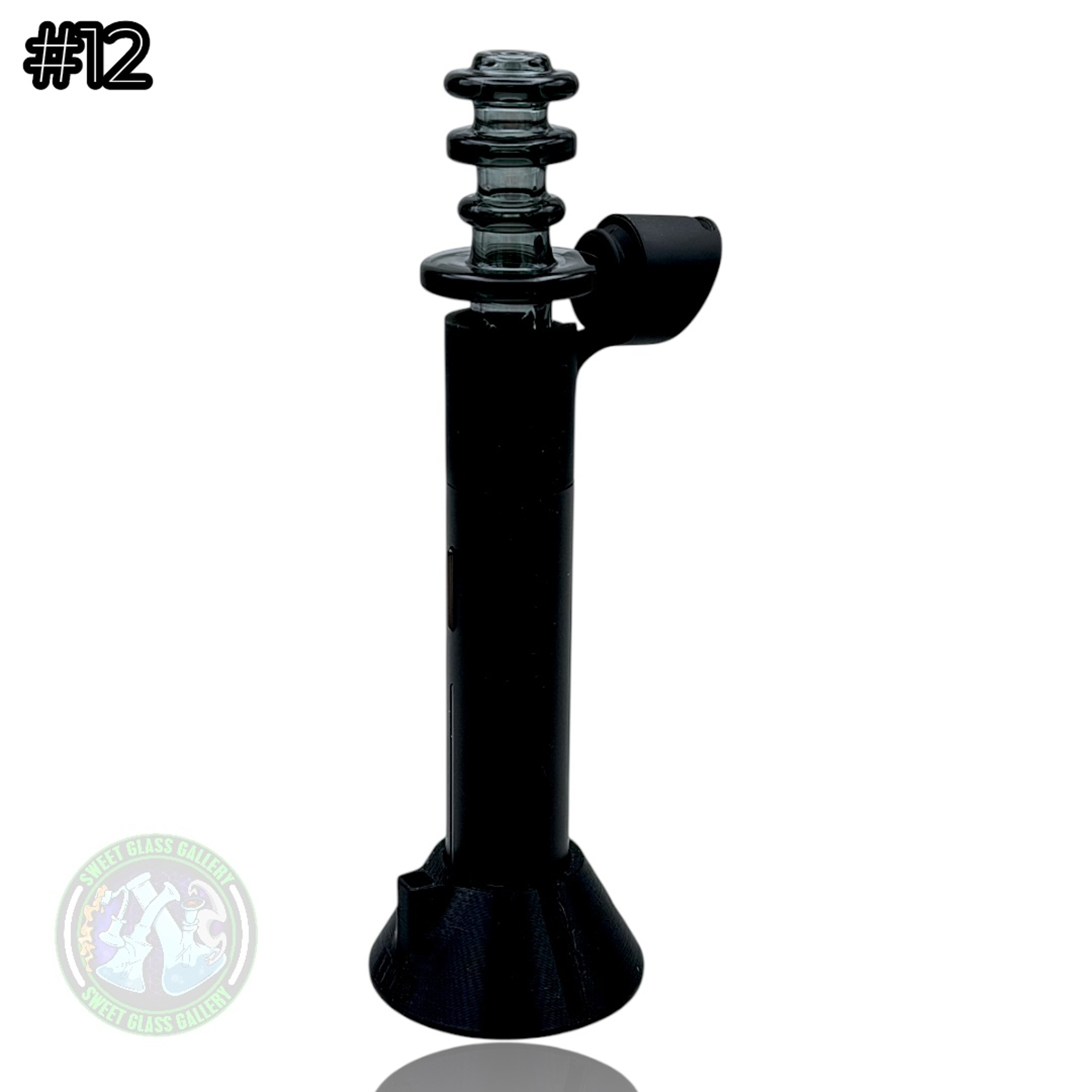 Preview pic of Rone Glass -Puffco Pivot Top #12 - Transparent Black