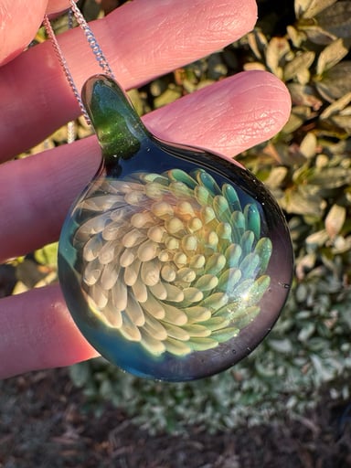 Preview pic of Silver and Gold Fume Implosion Pendant