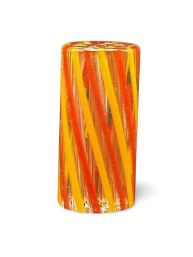 Preview pic of Spiral Glass tips Red Orange Spiral Joint Rolling Tips Large