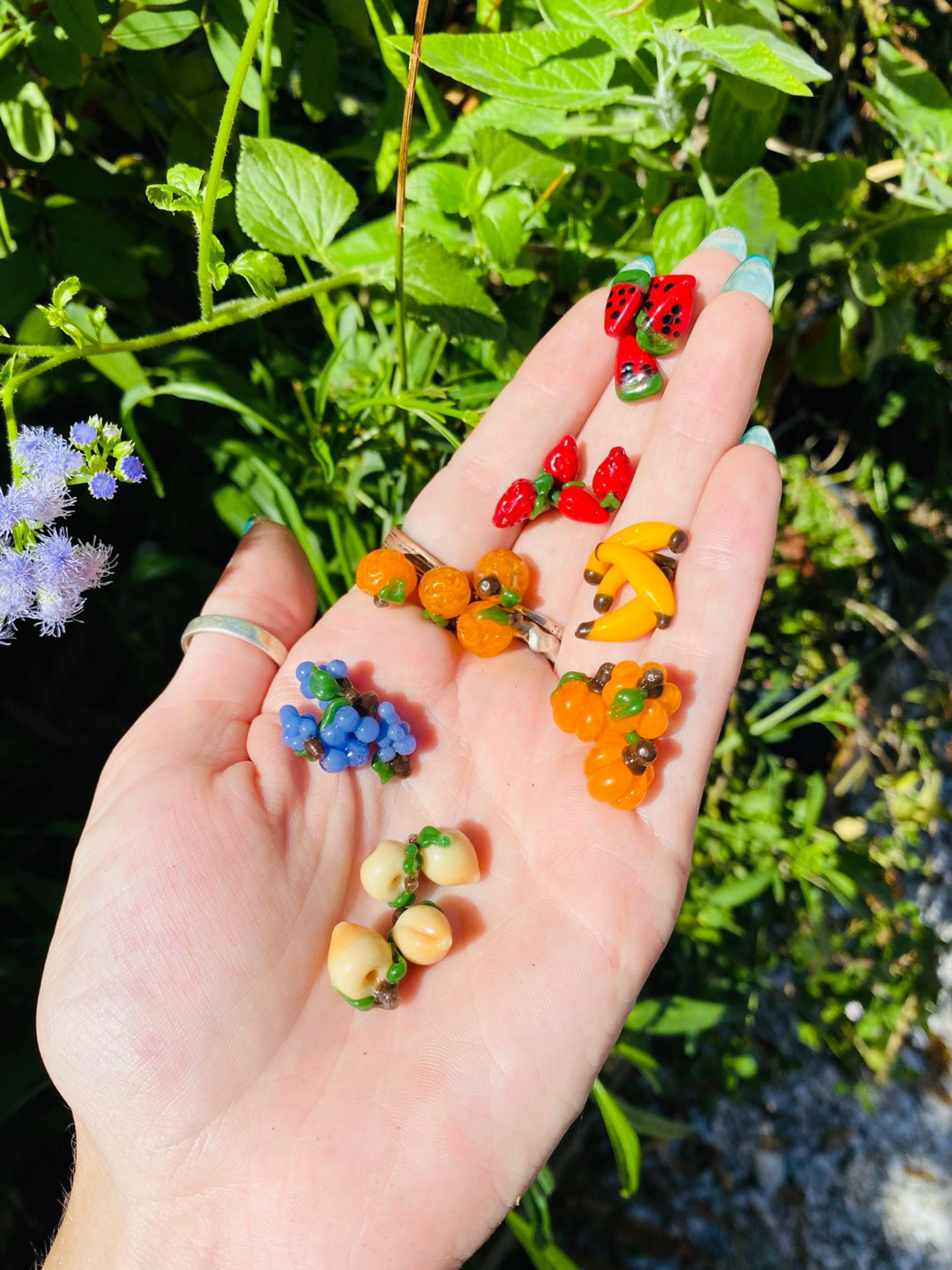 Preview pic of Fruit salad terp Pearl set of 7 pearls