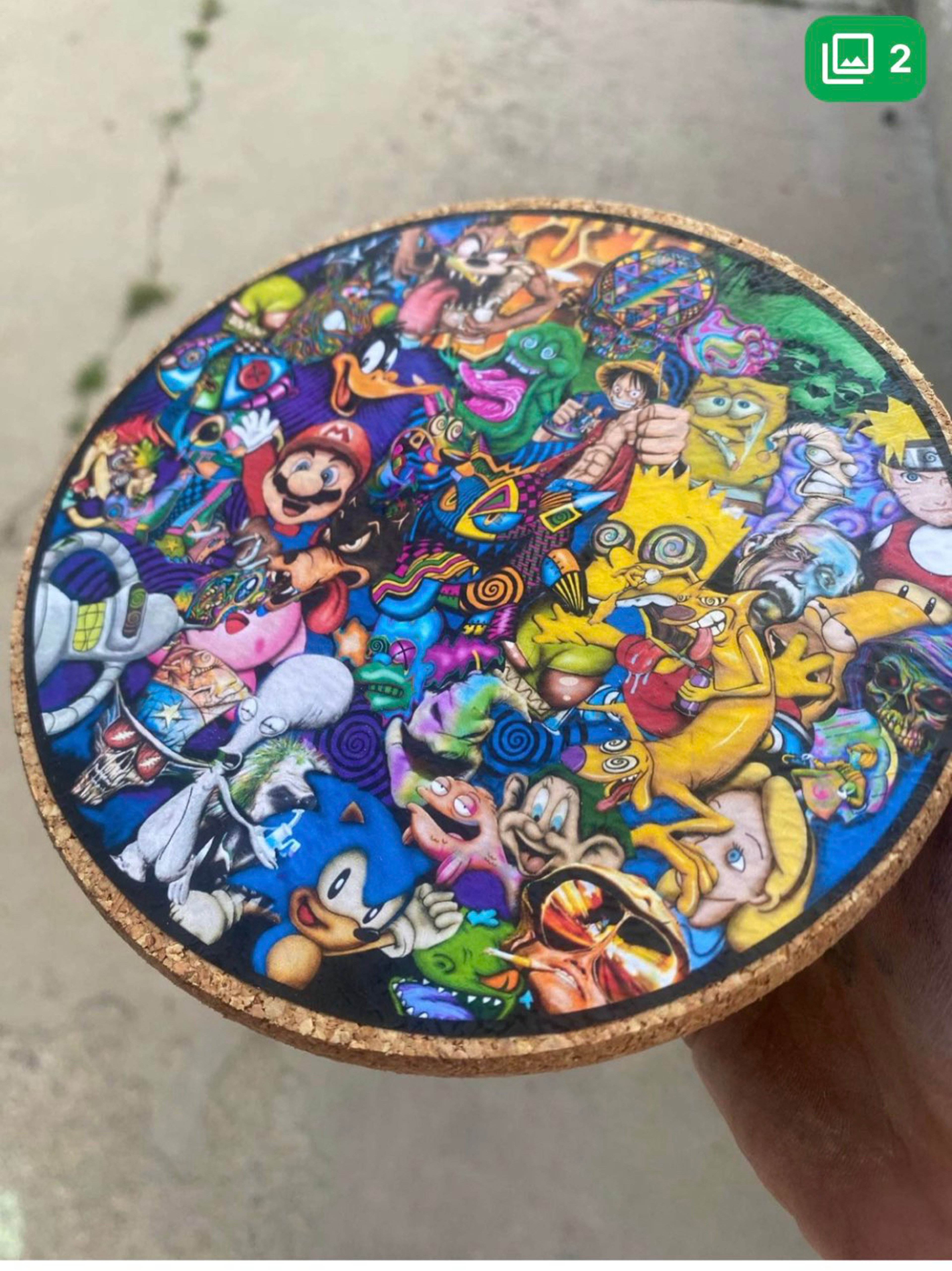 Custom made  cork mat  8” image 0