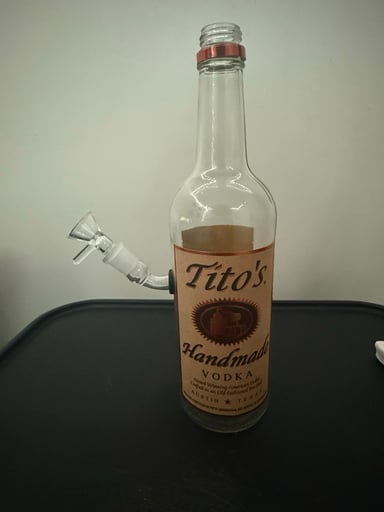 Preview pic of Handmade Tito’s Bottle Bong