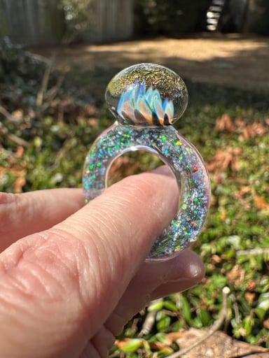 Preview pic of UV Crushed Opal Implosion Ring