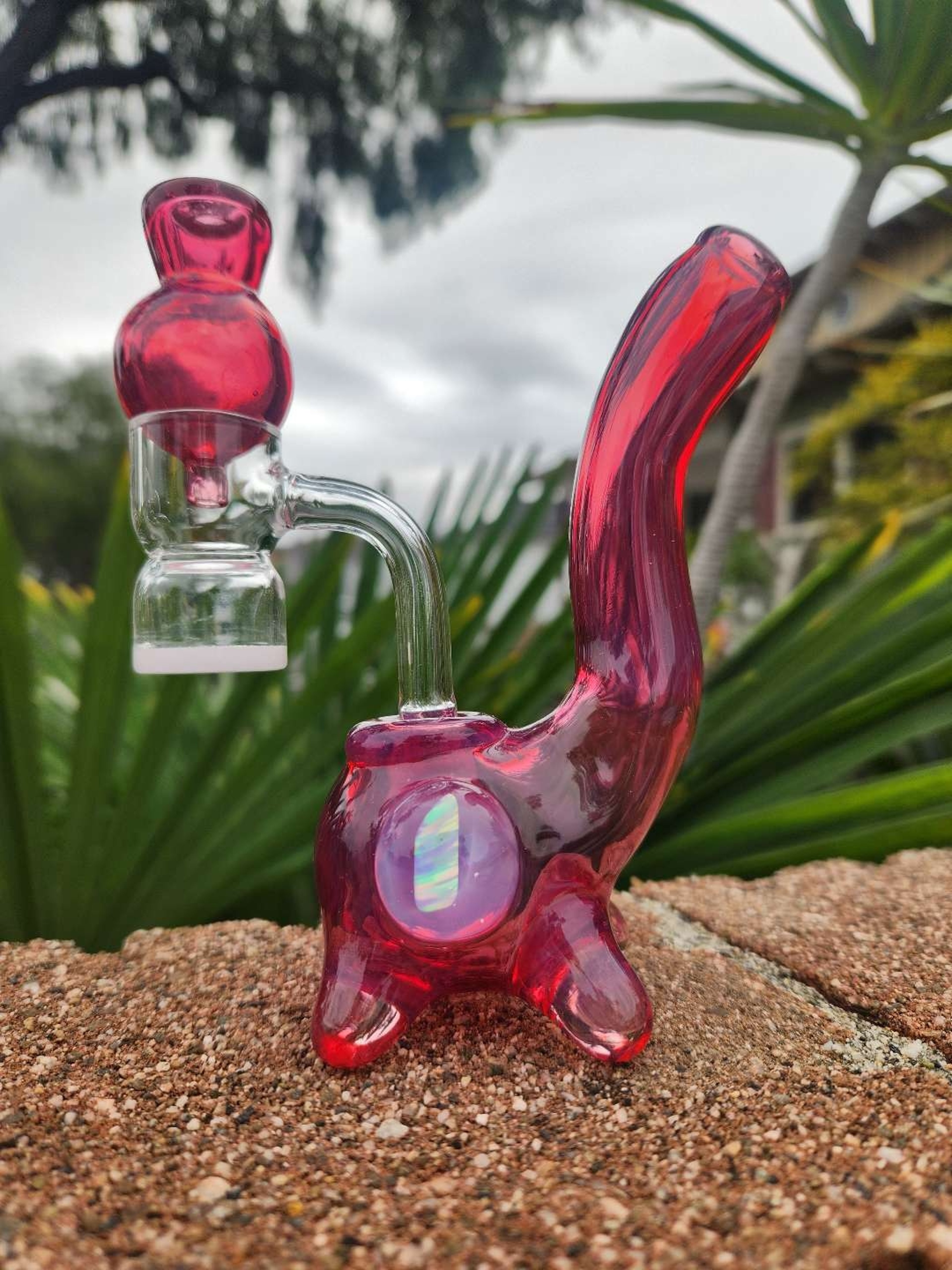Preview pic of HMK Karmaline Banger Hanger 🔥 with matching Bubble Cap and 10mm Banger