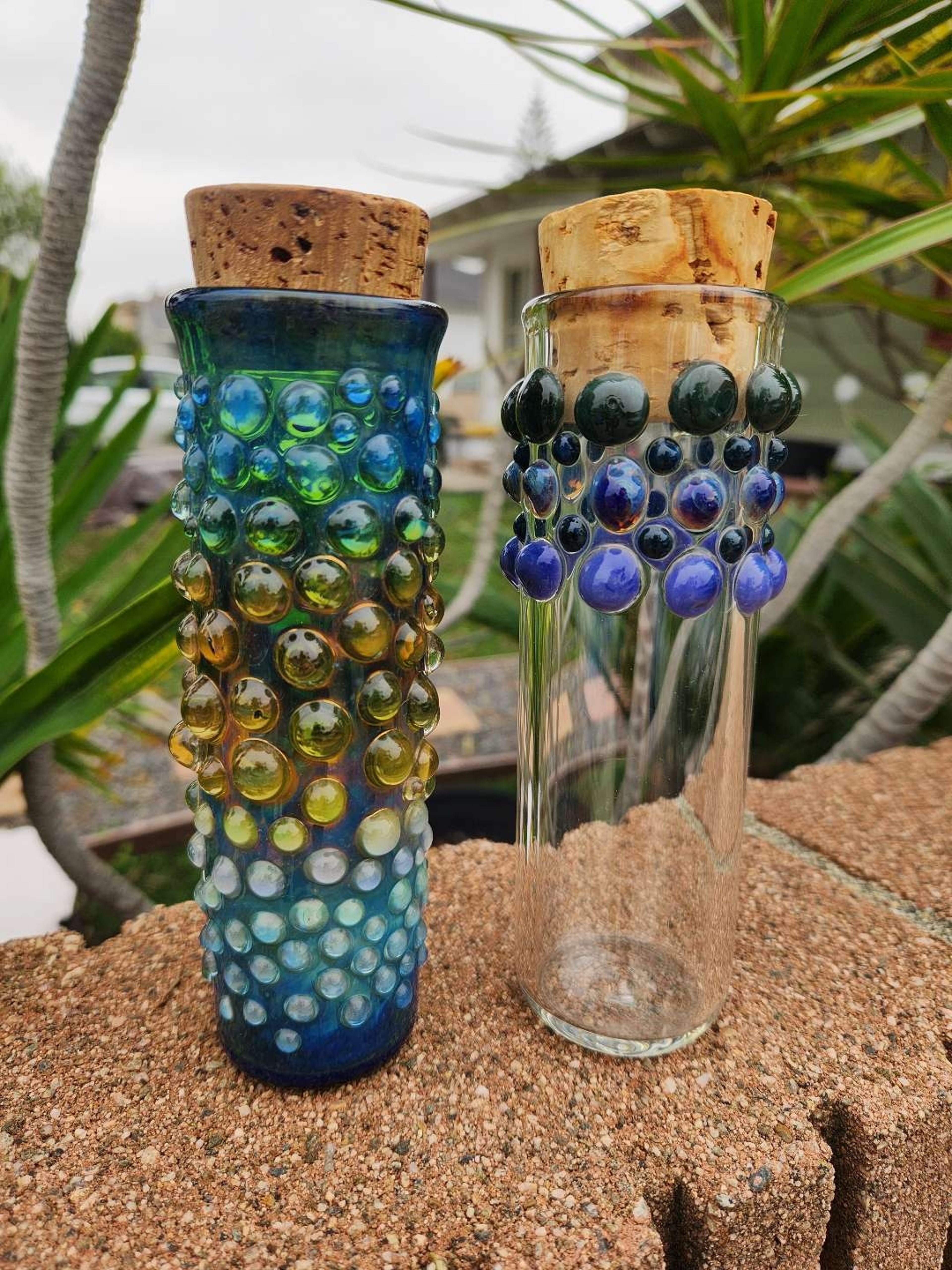 Preview pic of 2x OLDSCHOOL JBD HVY Glass style 😎 Nug Jars