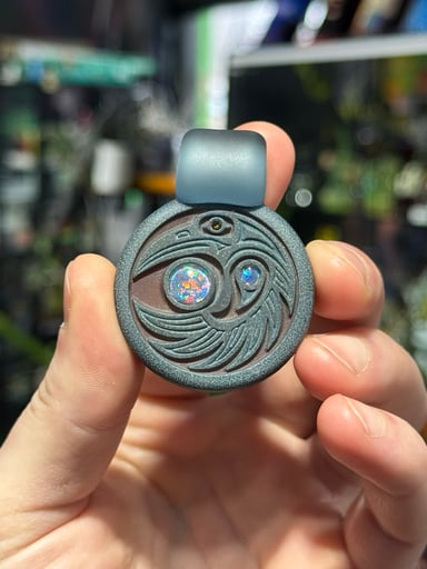 Preview pic of Raven Pendant by Glass Maze