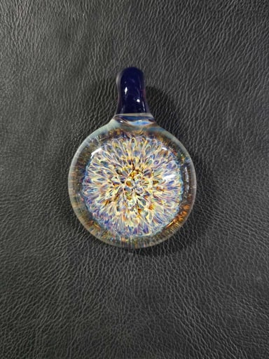 Preview pic of Dark Multi Frit Pendant UV #2