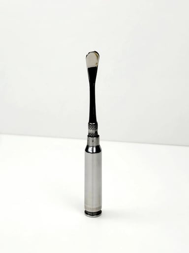 Preview pic of SILVER - AR-15 .223 / 5.56 Brass Casing Dab Tool – Handmade Recycled Ammo Tool with Stainless Steel Tip – Military Inspired