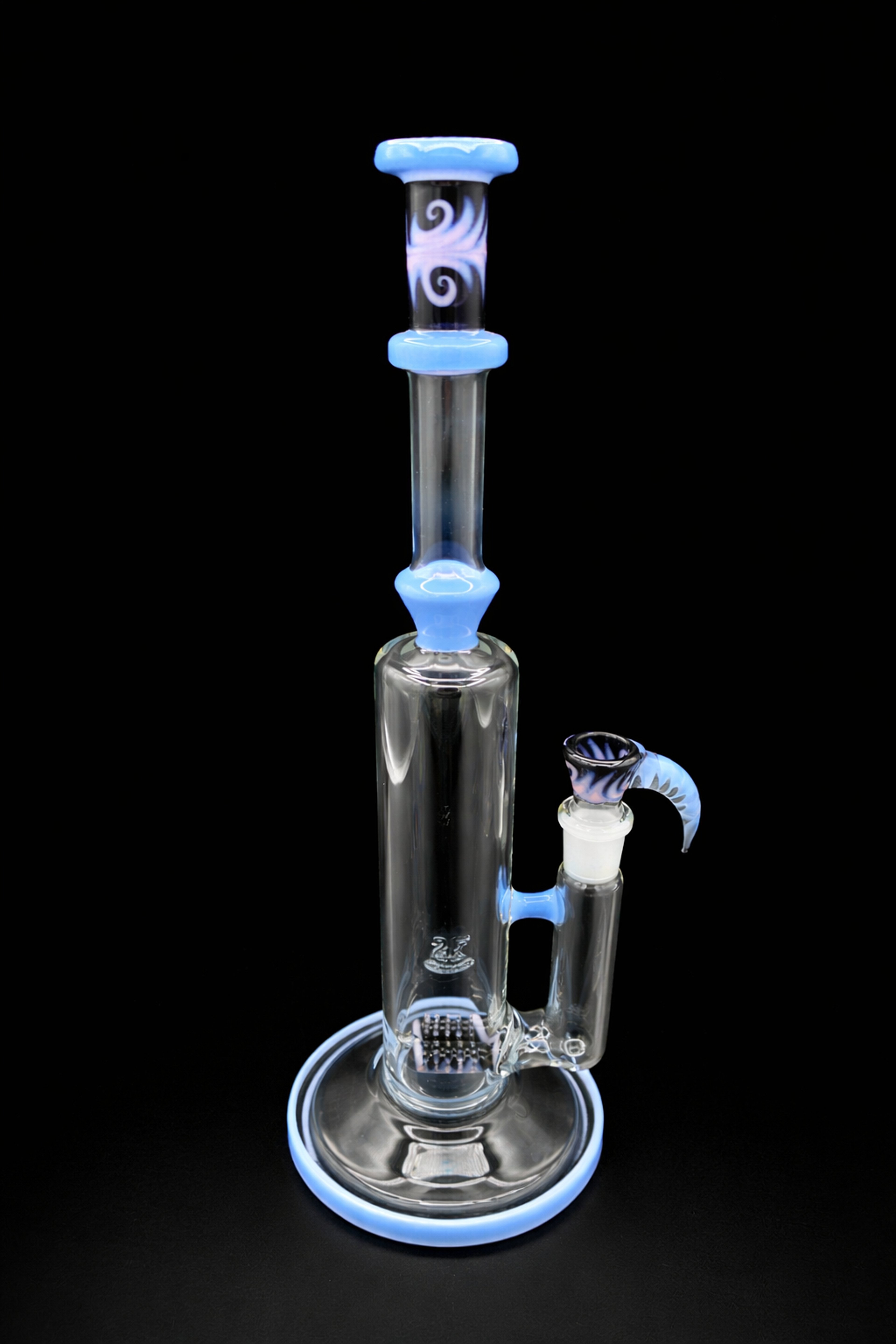 Preview pic of 2K Glass Art Worked 2 Line Straight Tube