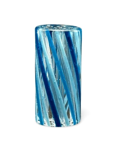 Preview pic of Spiral Glass tips Blue Spiral Joint Rolling Tips Large