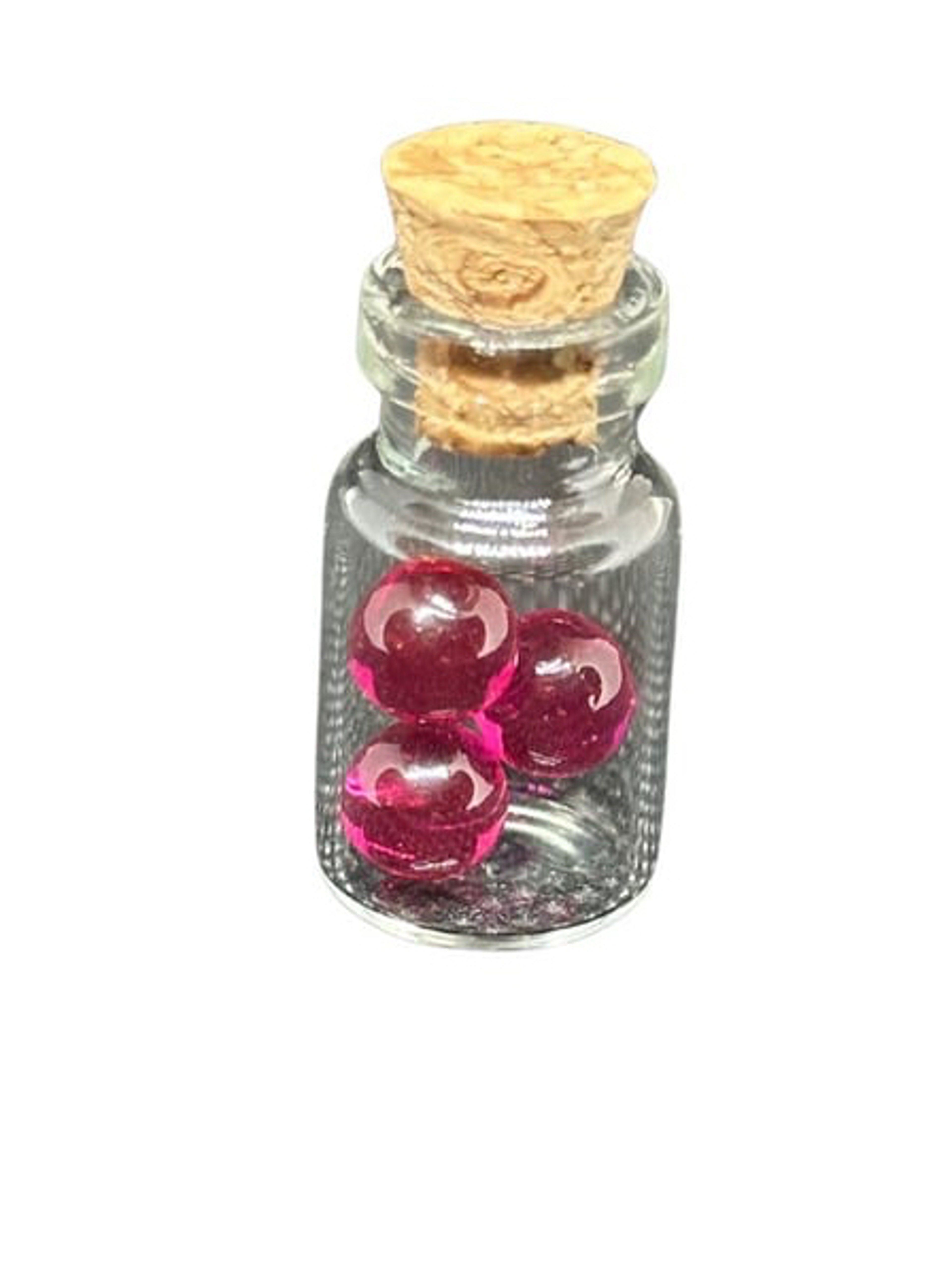 Preview pic of 6MM Ruby Terp Pearls for Bangers E Rigs 3 Pack