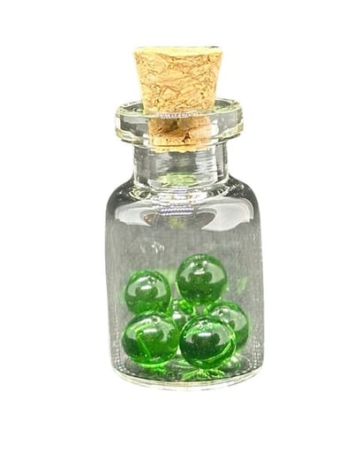 Preview pic of 6MM Glass Terp Pearls 6 Pack Green for Bangers E Rigs