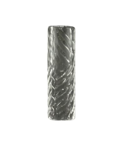 Preview pic of Quartz Pillar Etched Wavy Pattern 6 x 20 mm Solid