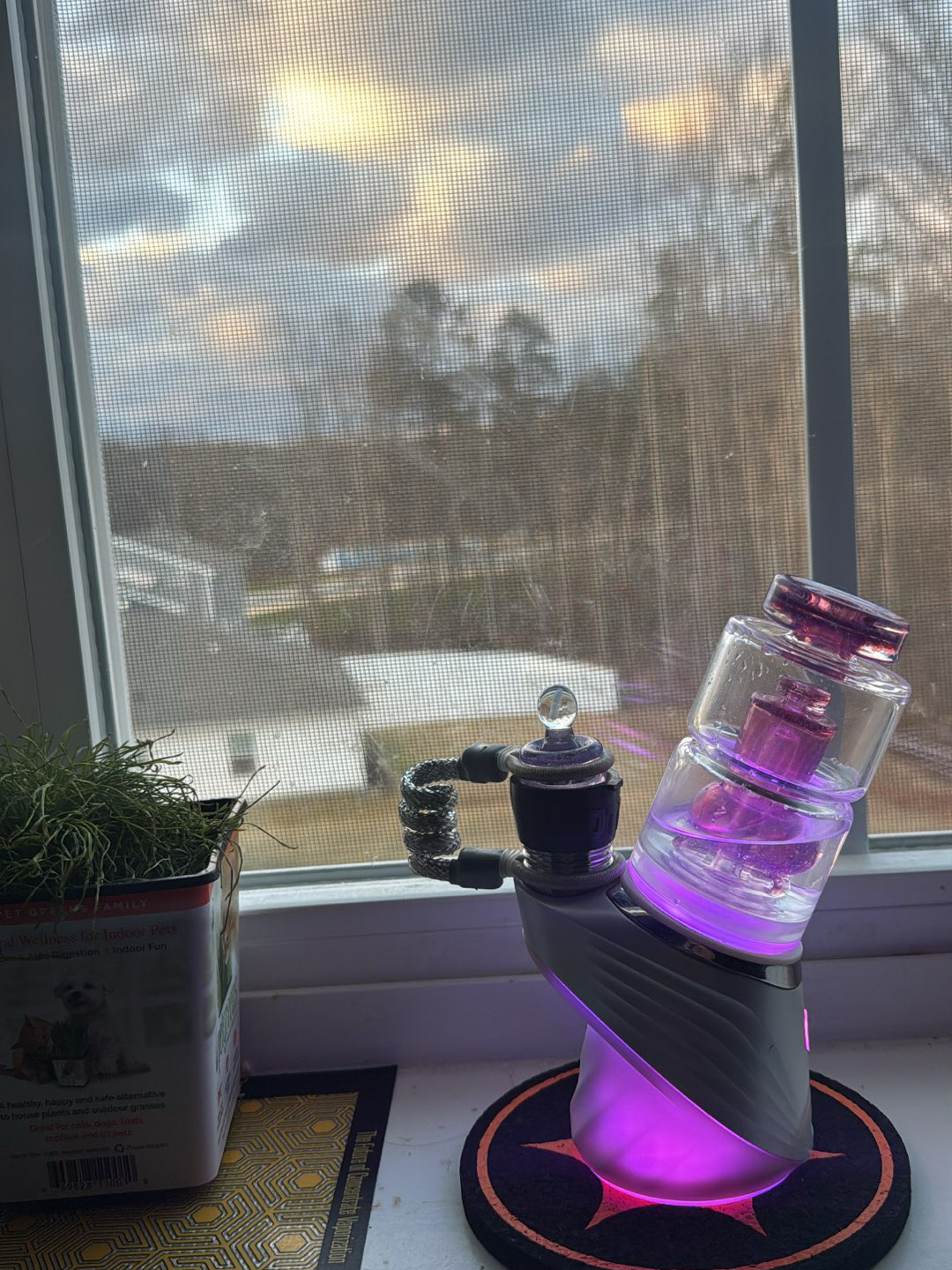 Preview pic of Spder glass 2 holes royal jelly crushed opal