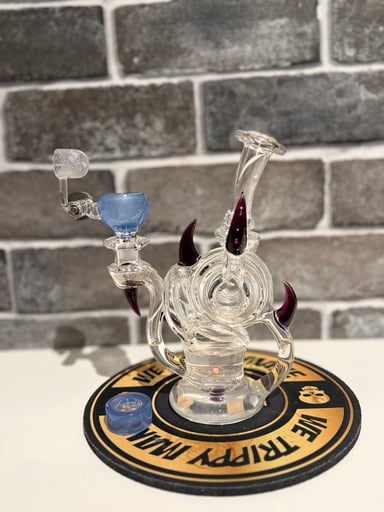 Preview pic of John Doe Spool Cycler with Mothership Purple Mega Pot + OFZ + Royal Standard Copper Swing (Black w/ Yellow Fire) - Left