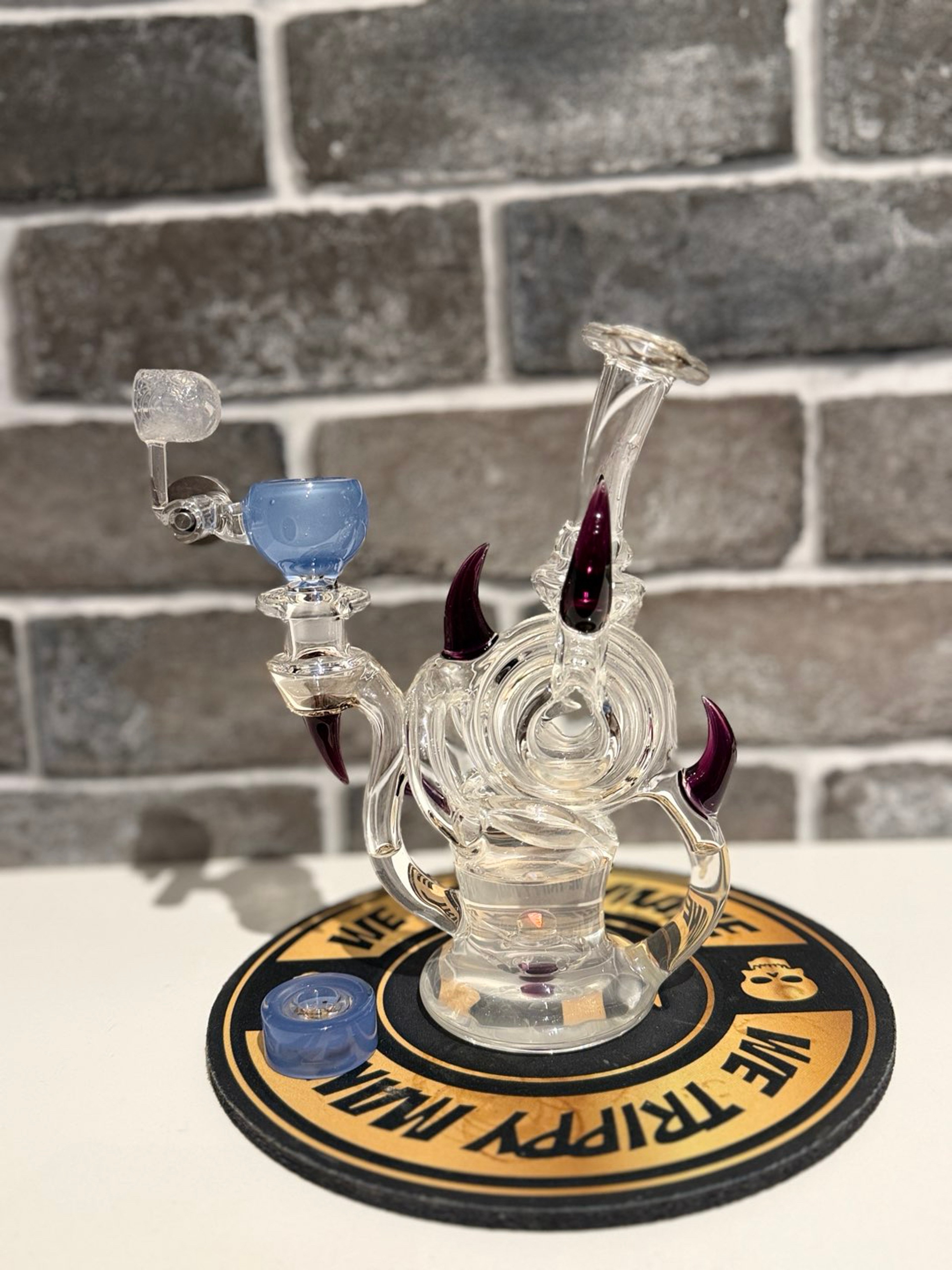 Preview pic of John Doe Spool Cycler with Mothership Purple Mega Pot + OFZ + Royal Standard Copper Swing (Black w/ Yellow Fire) - Left