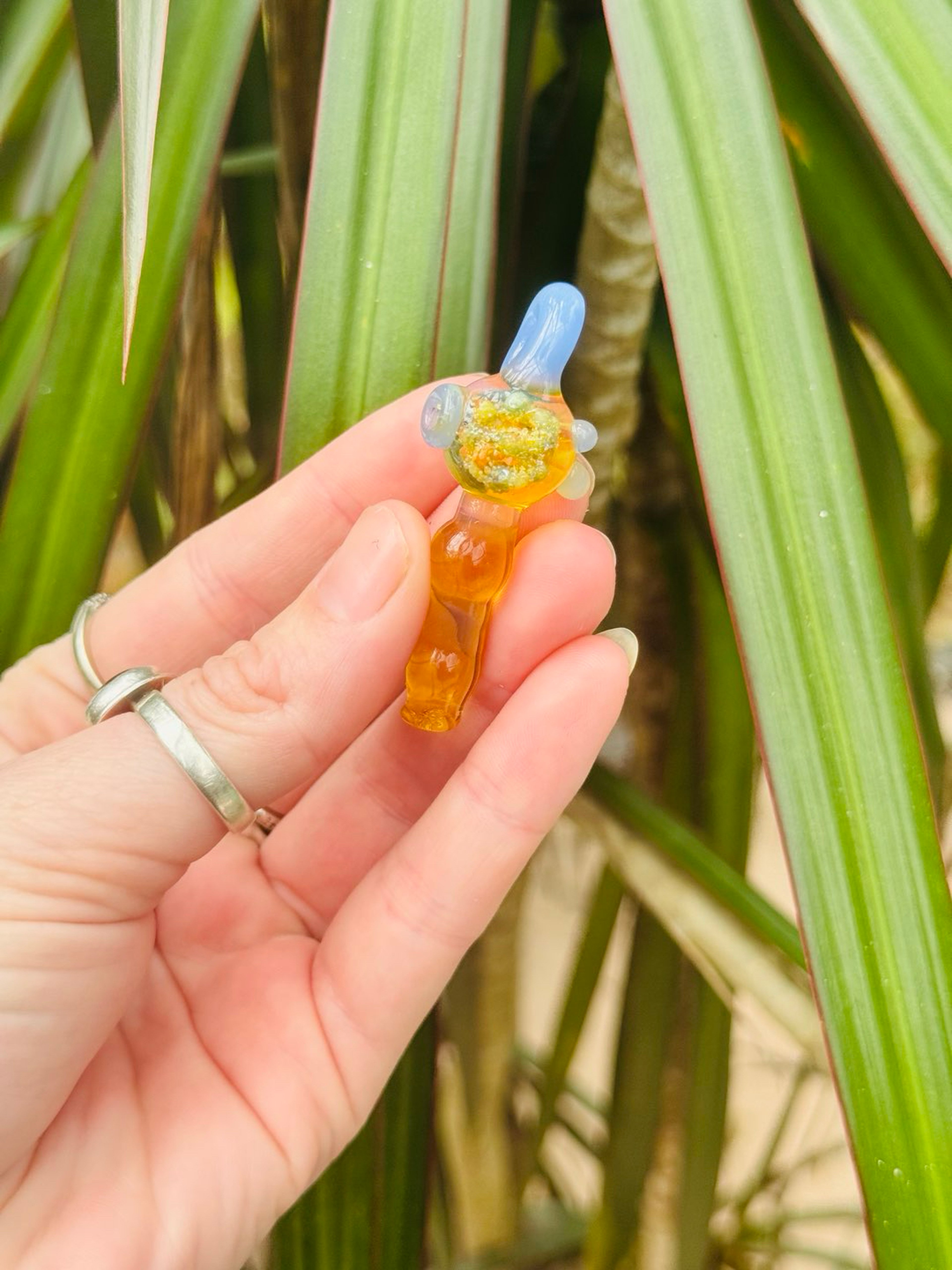 Yellow bowl pendant image 0