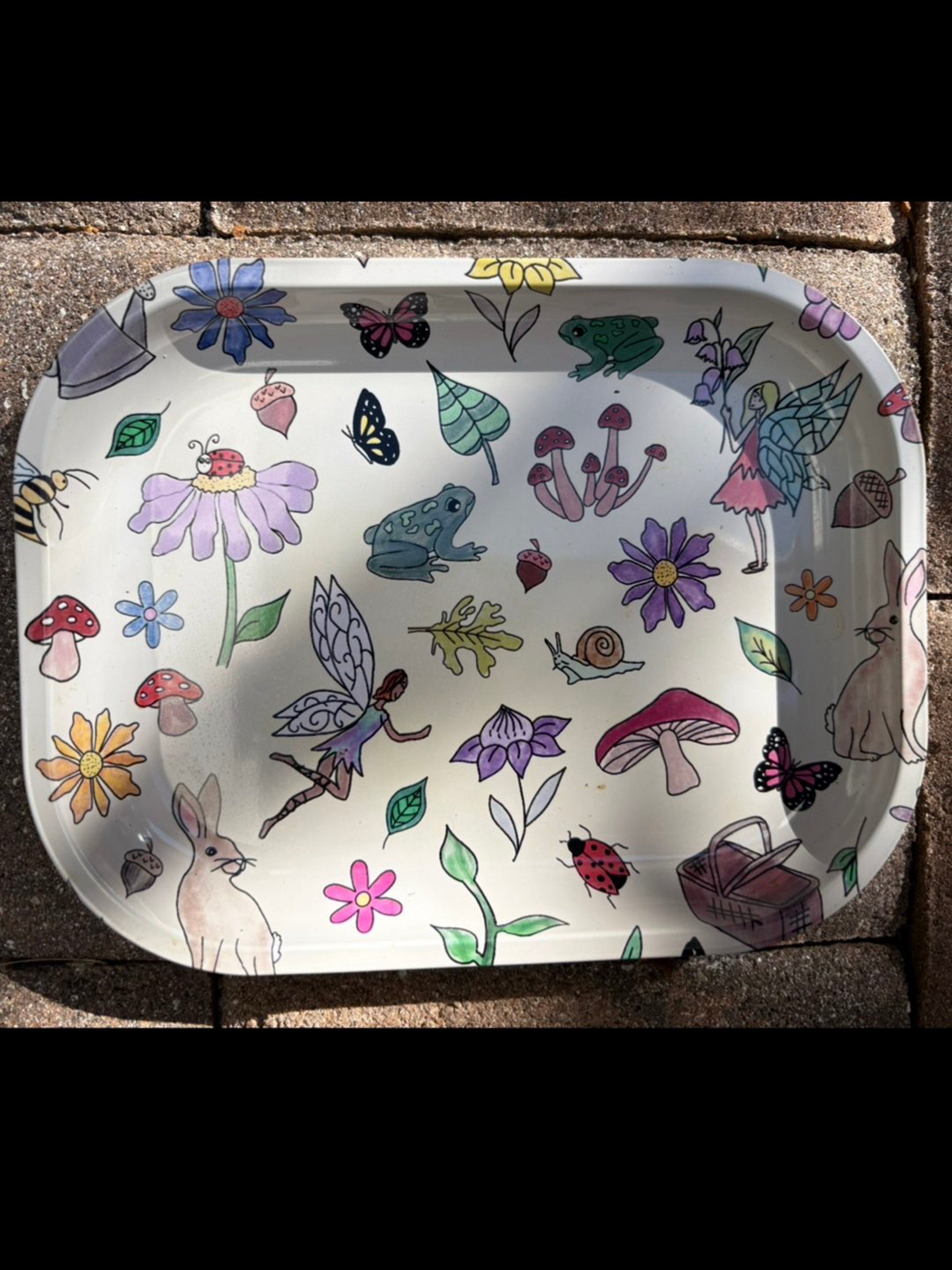 Preview pic of whimsical rolling tray