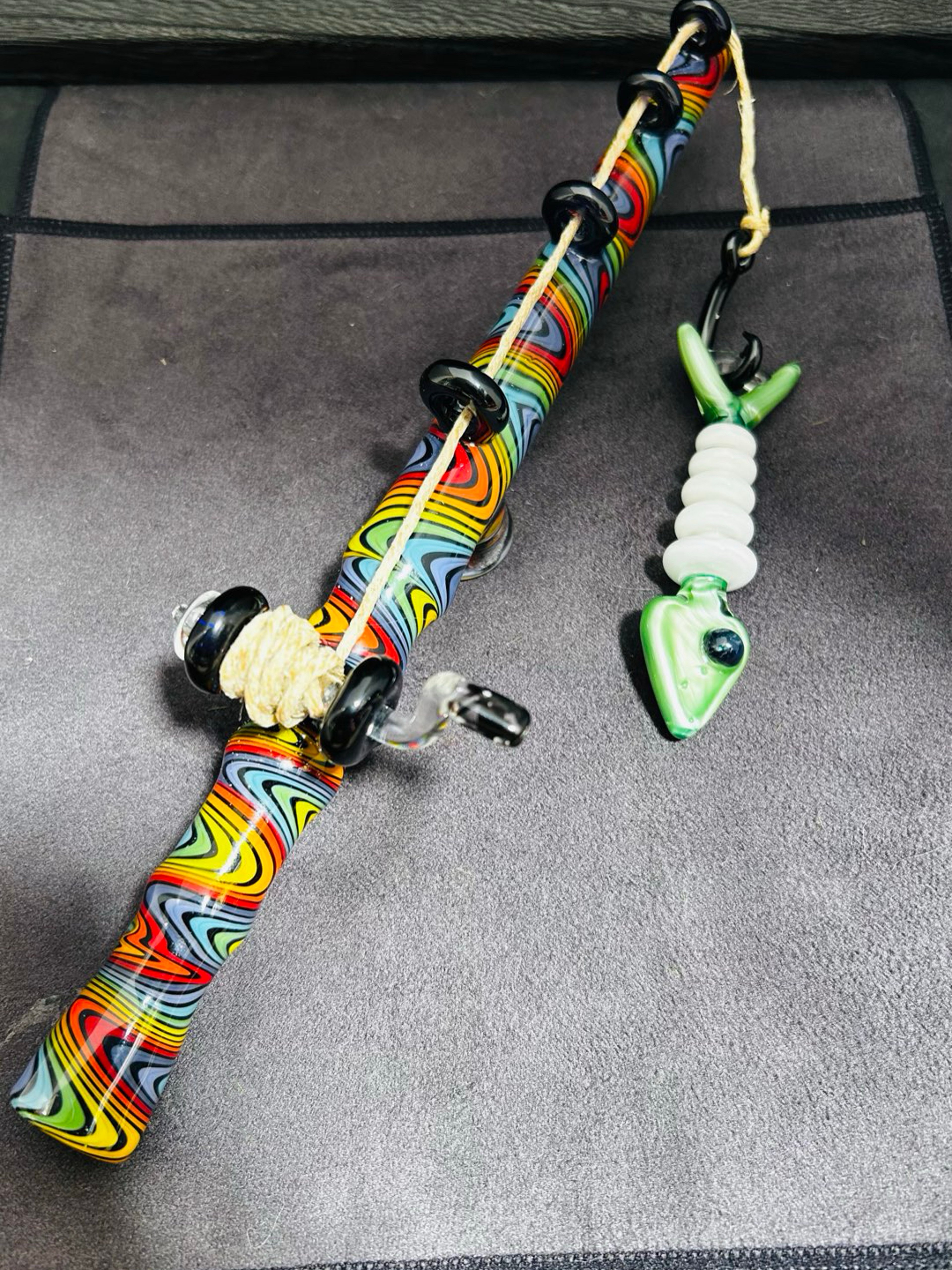 Preview pic of Fresh Catch WigWag Fishing Rod Chillum