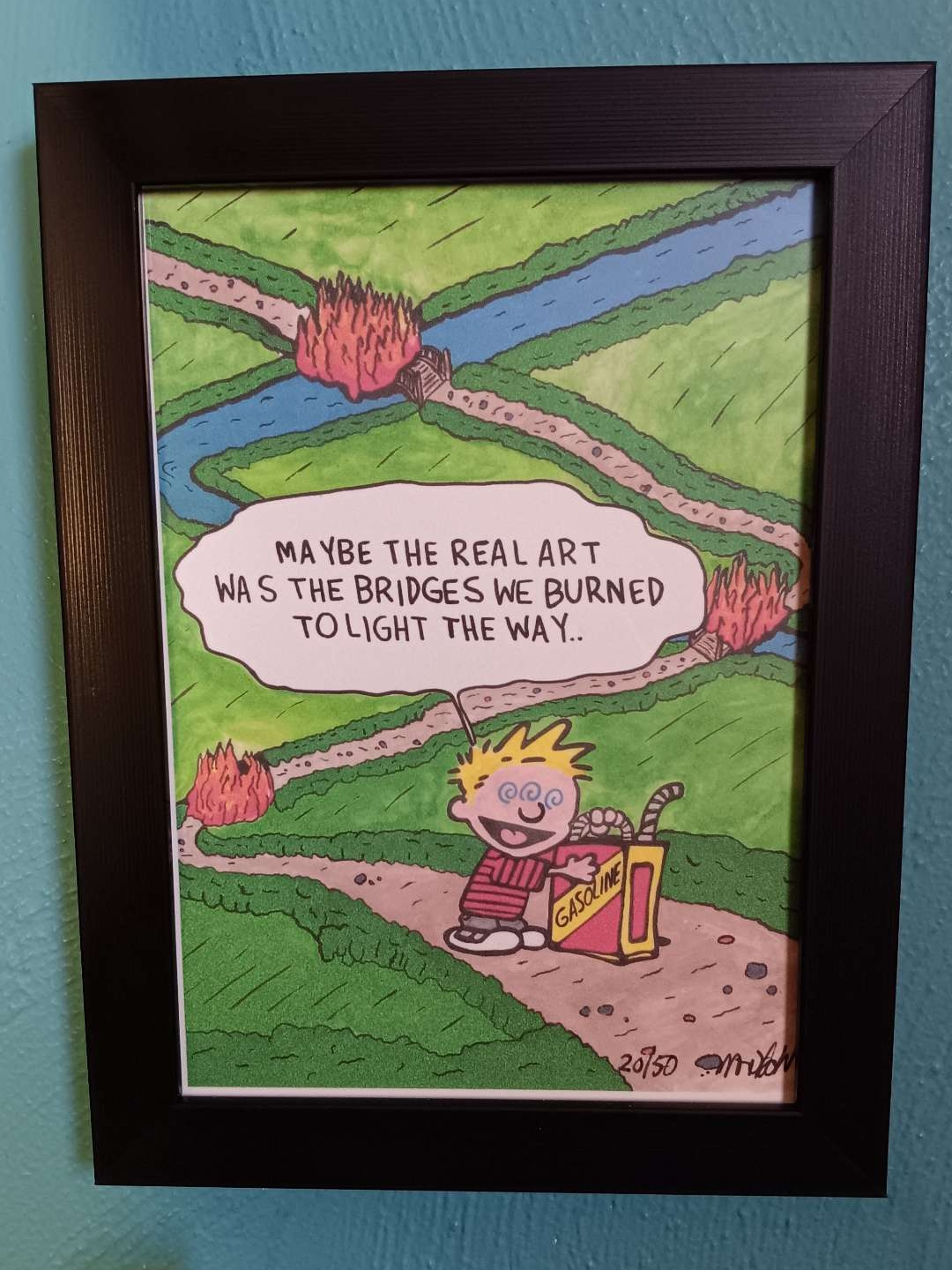 Preview pic of Wookerson Real Art Print & Sticker Pack Combo