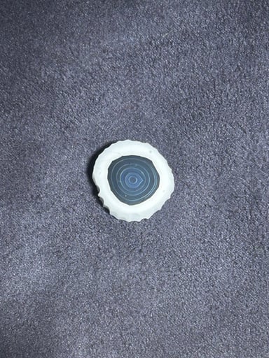 Preview pic of Woodgrain Cold Worked Snow Murrine Coin