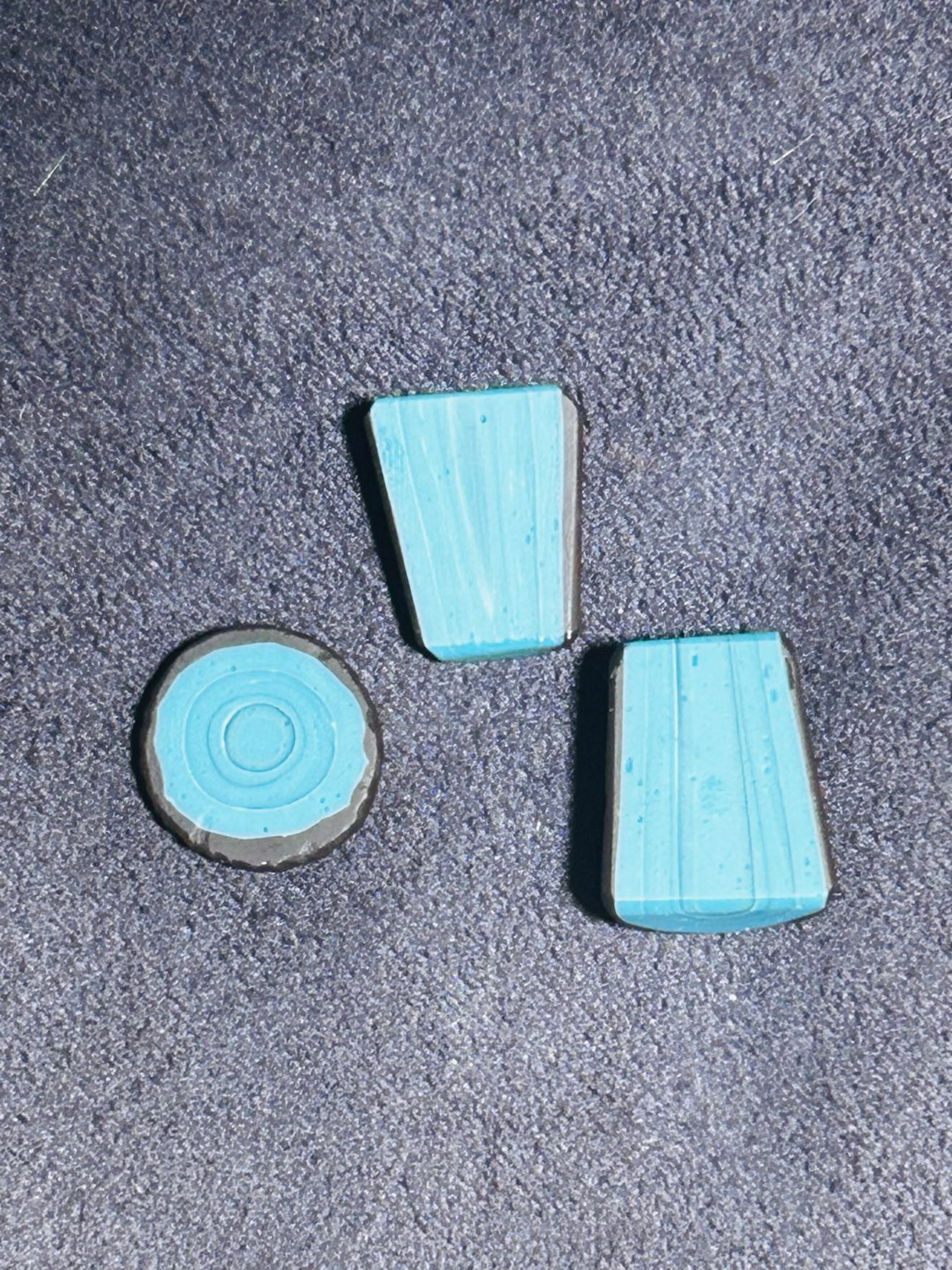 Preview pic of Woodgrain Cold Worked Mnt Stream slices + coin