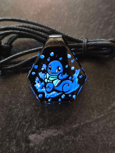 Preview pic of Squirtle Layered Glow Pendant