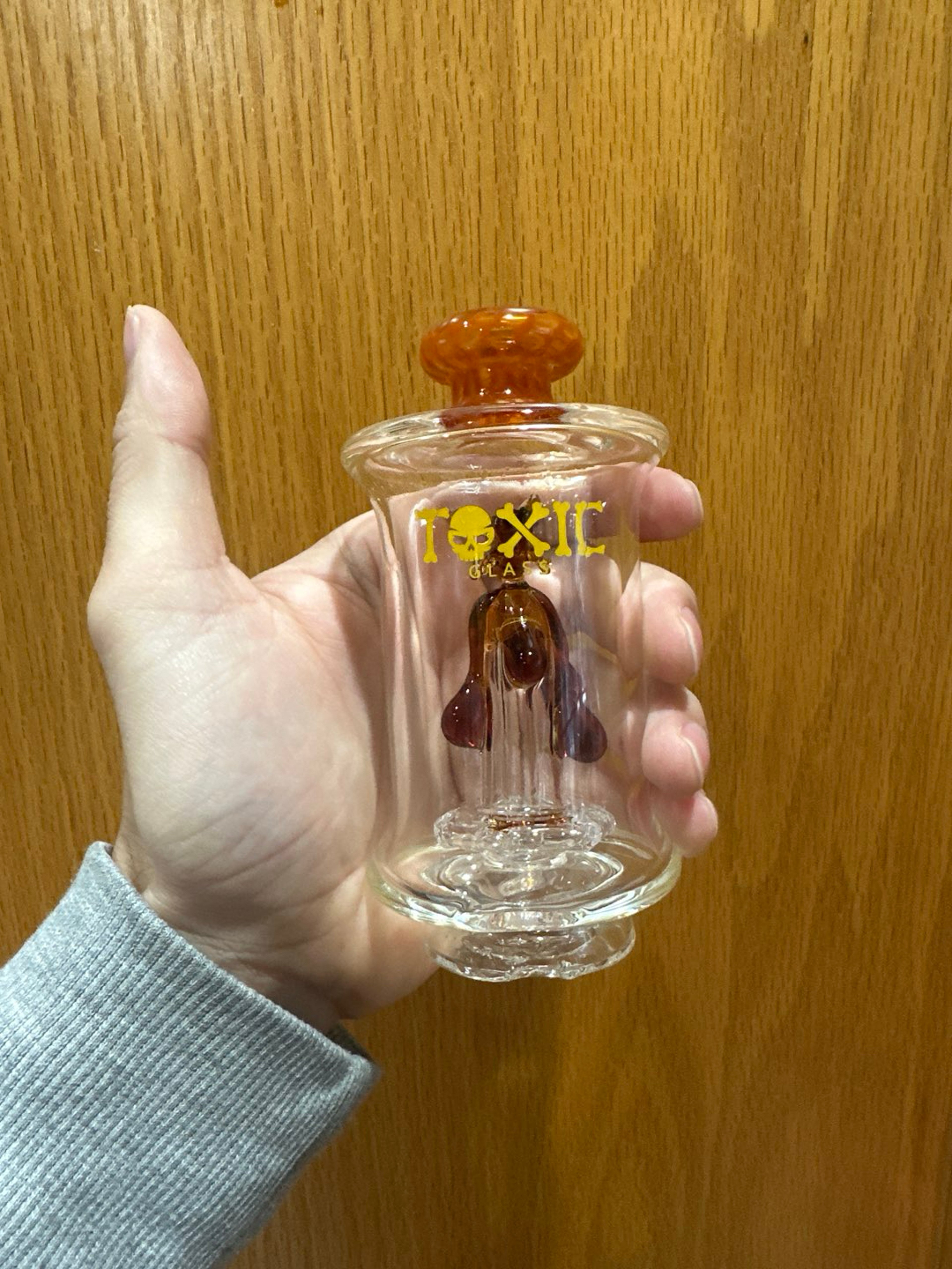 Preview pic of Toxic Glass - Puffco Peak Attachment - Honey Bee