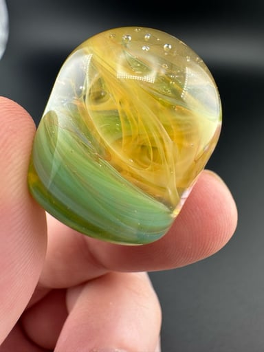 Preview pic of Fume and green pocket/desk stone