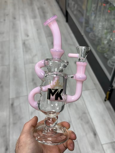 Preview pic of Mk glass pink recycler