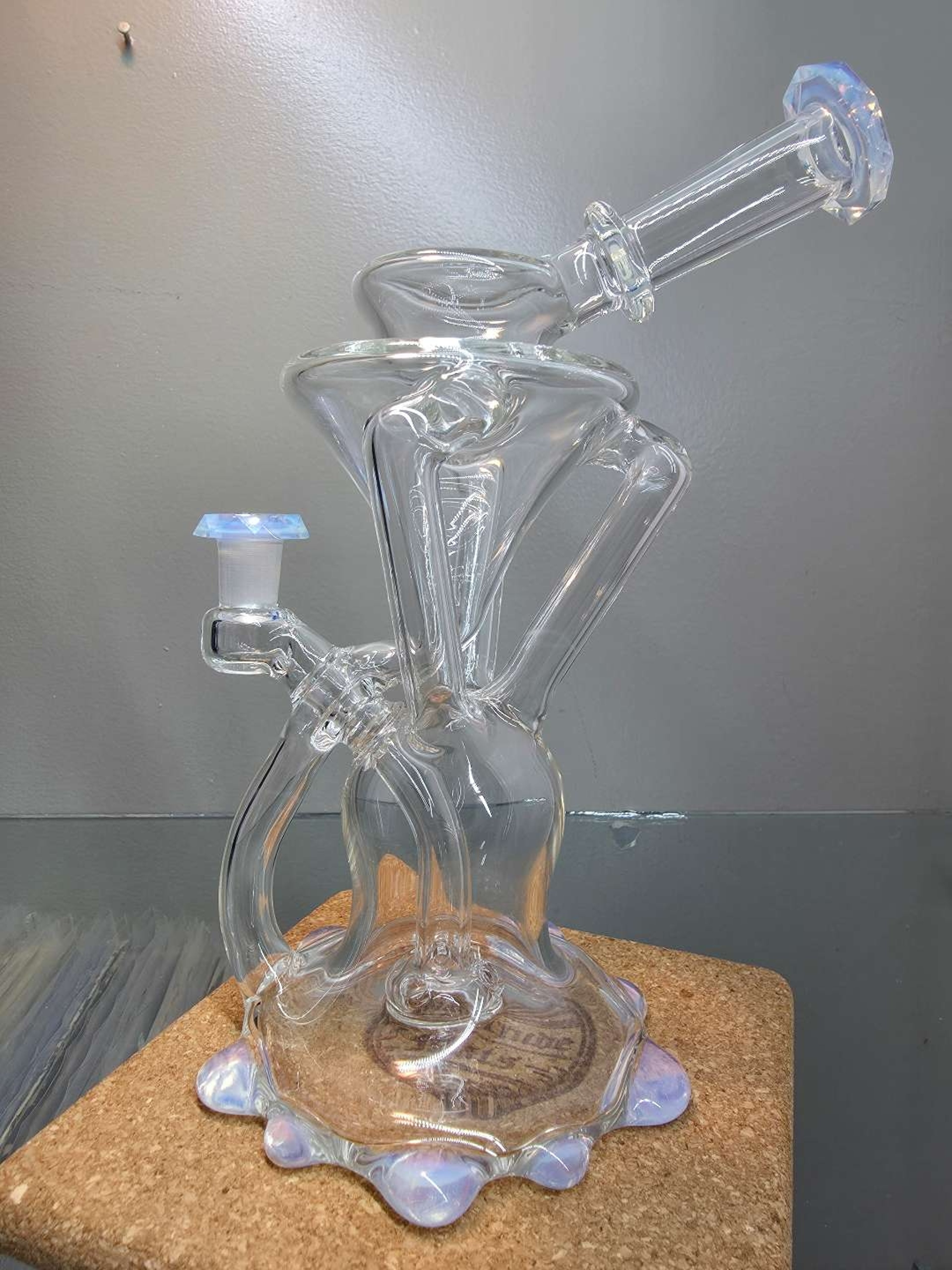 Preview pic of Hard-core toke x co_liicutz 90° faceted jrain moonstone accents and toes