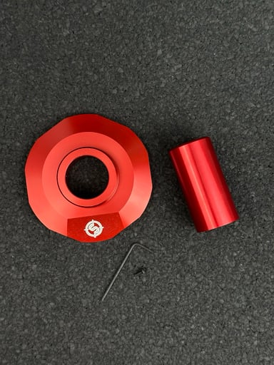 Preview pic of Scope & Stack Base and Nozzle Guard Lava Red