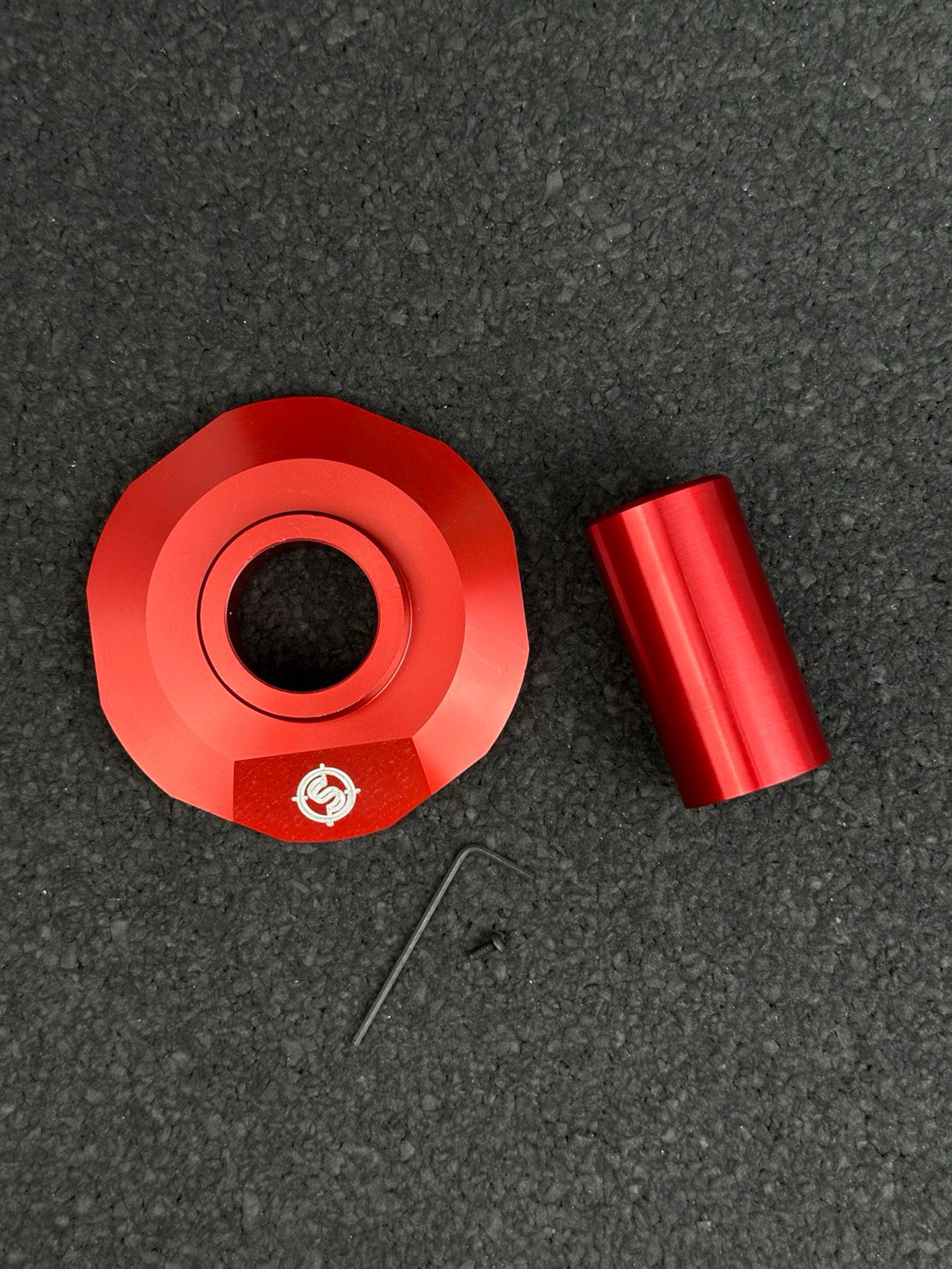 Preview pic of Scope & Stack Base and Nozzle Guard Lava Red