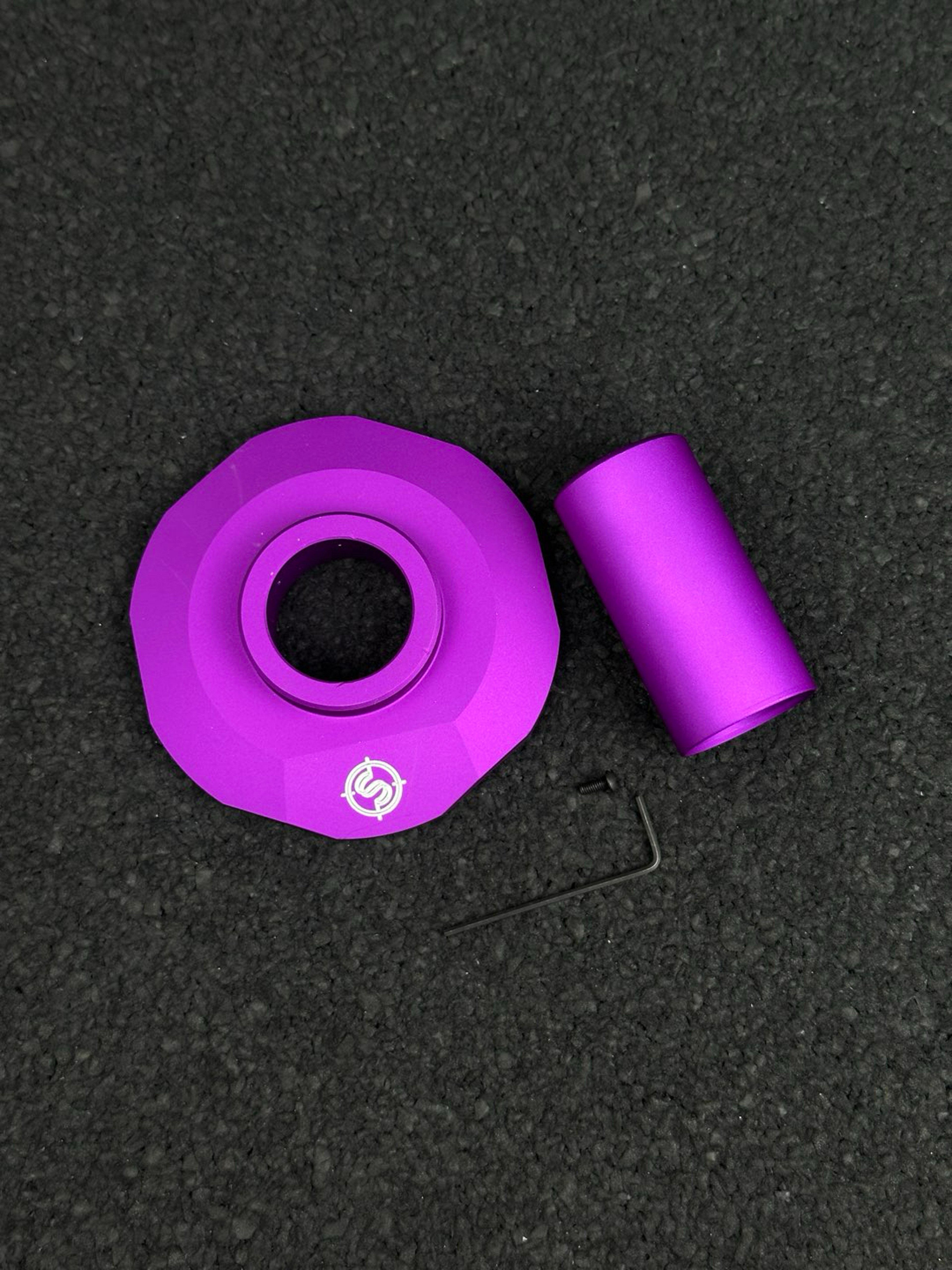 Preview pic of Scope & Stack Base and Nozzle Guard Purple