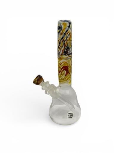 Preview pic of 6.5” Custom Hand Blown Rig with removable Downstem & 10mm Slide