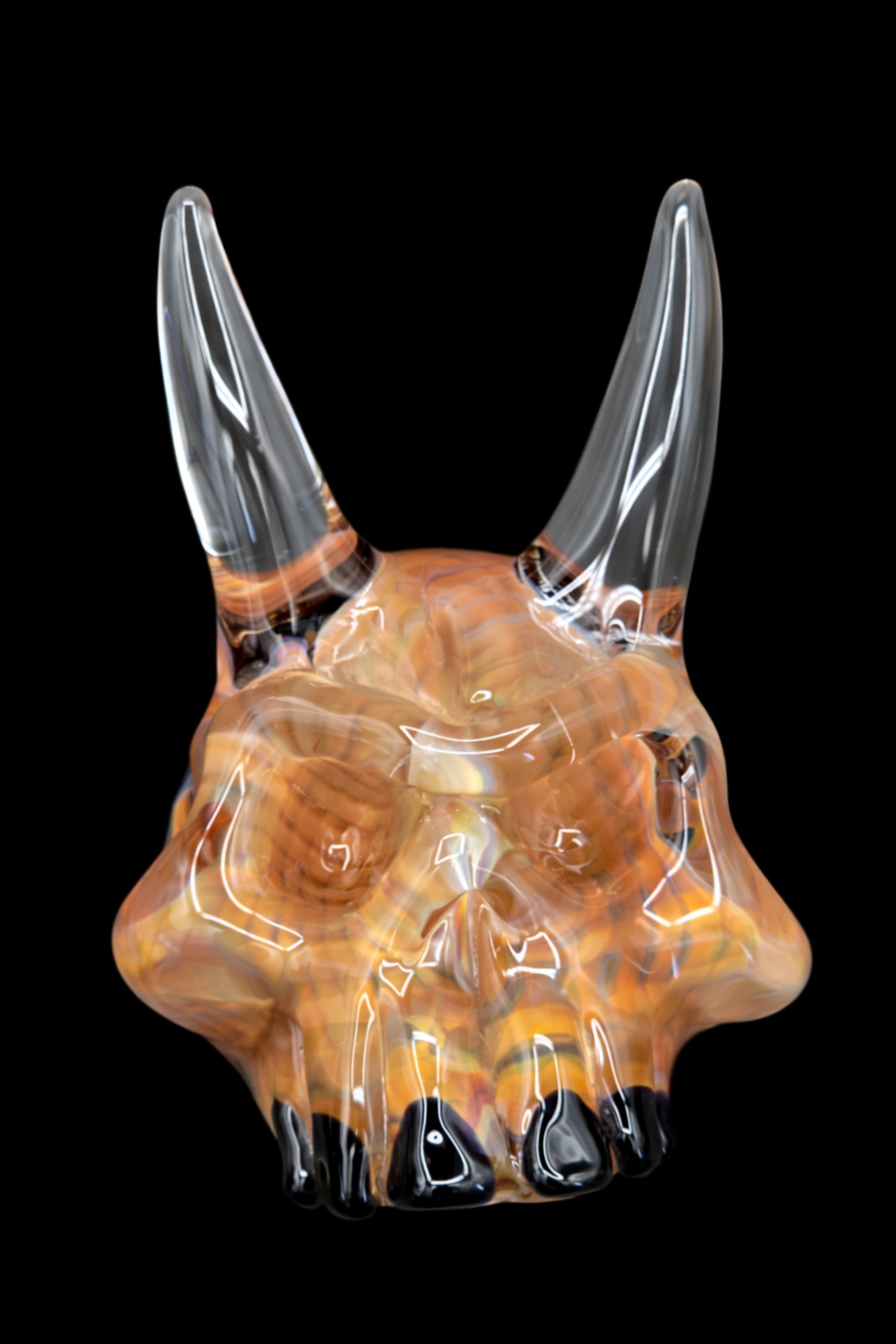 Preview pic of Grime Glass Hollow Skull Pendant