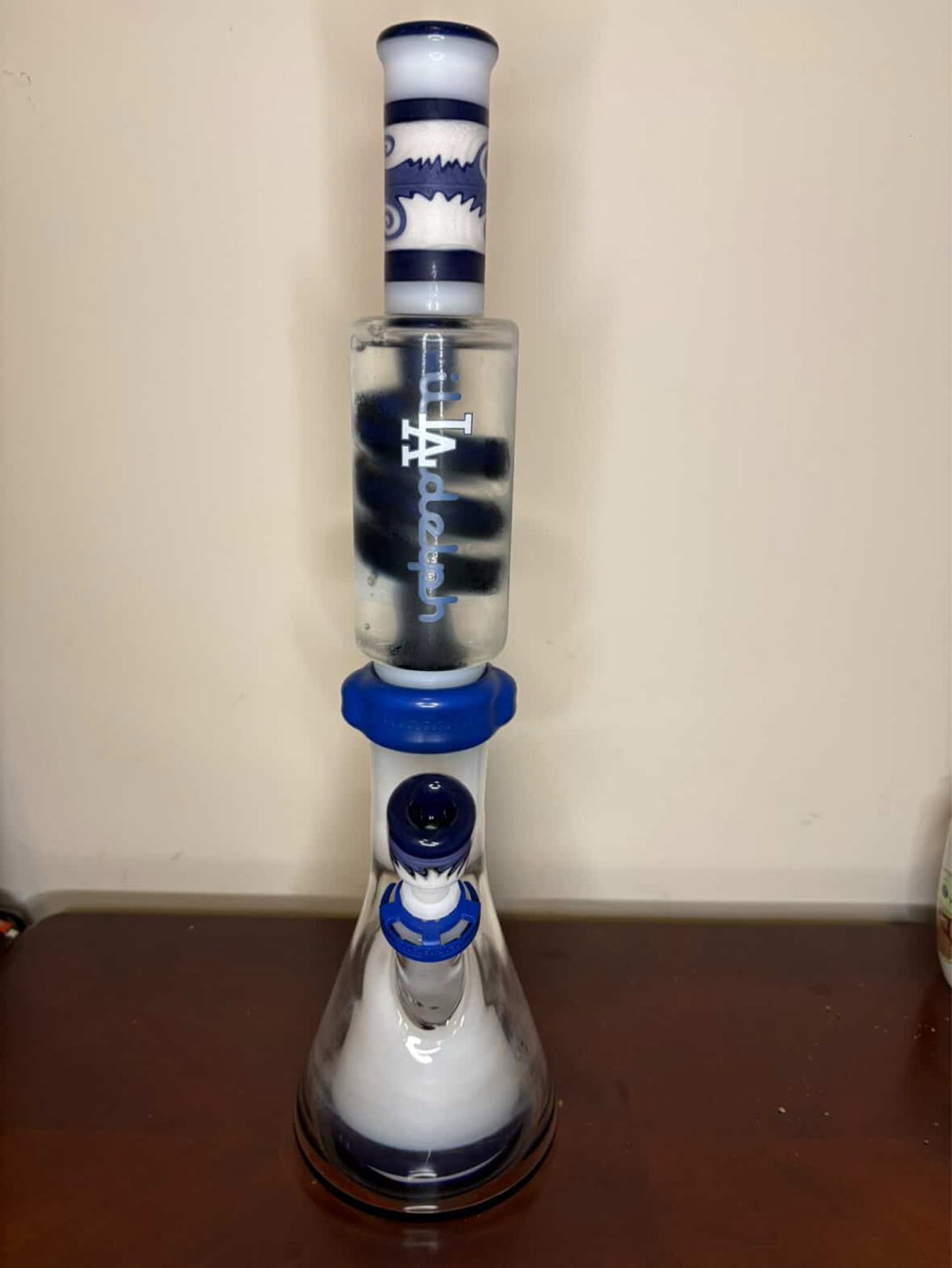 Preview pic of Illadelph LA Dodgers themed coil with Collins base