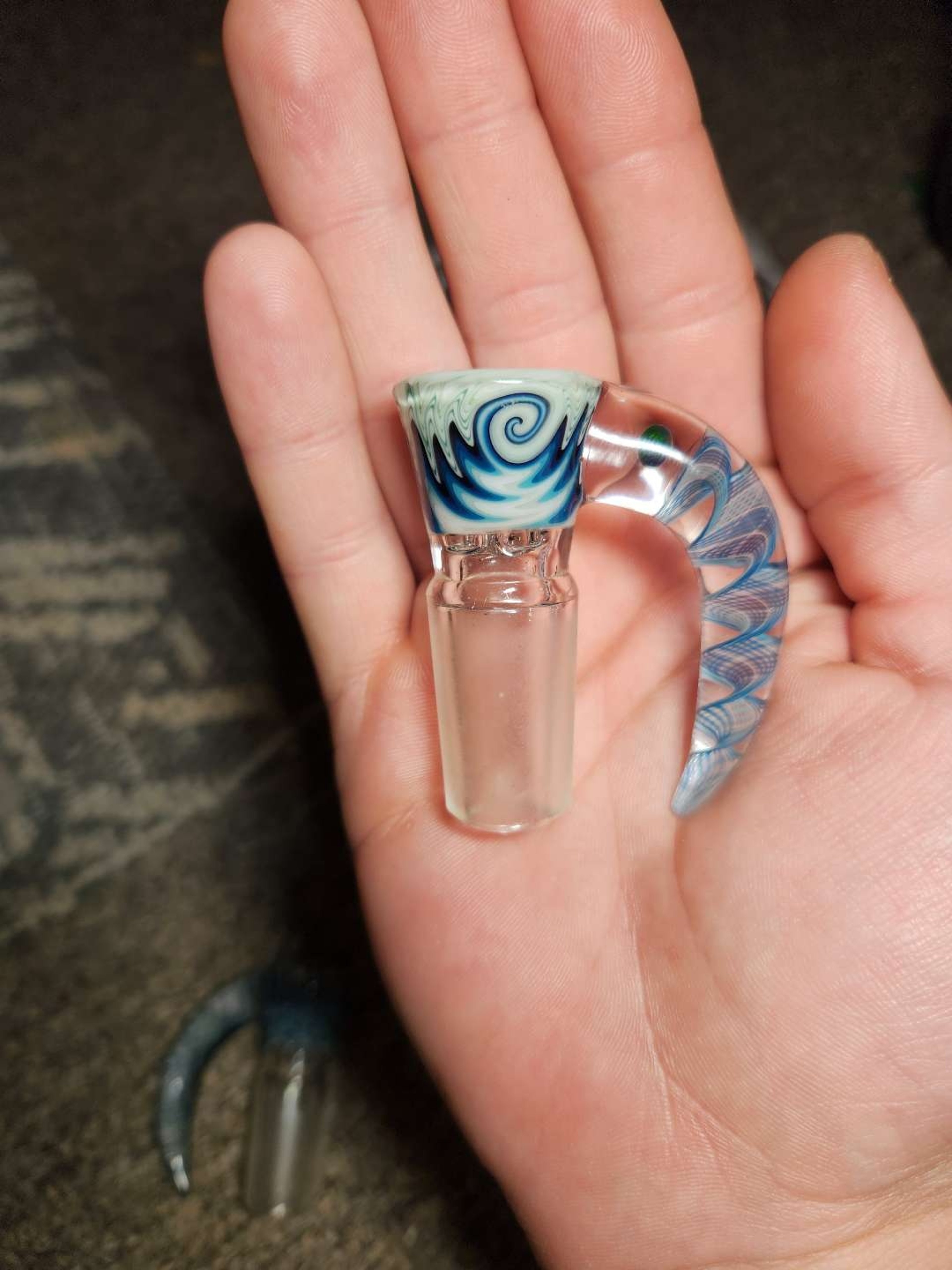 Preview pic of Sovereignty Steve C. Slide 18mm Borosilicate Enclosed Opal