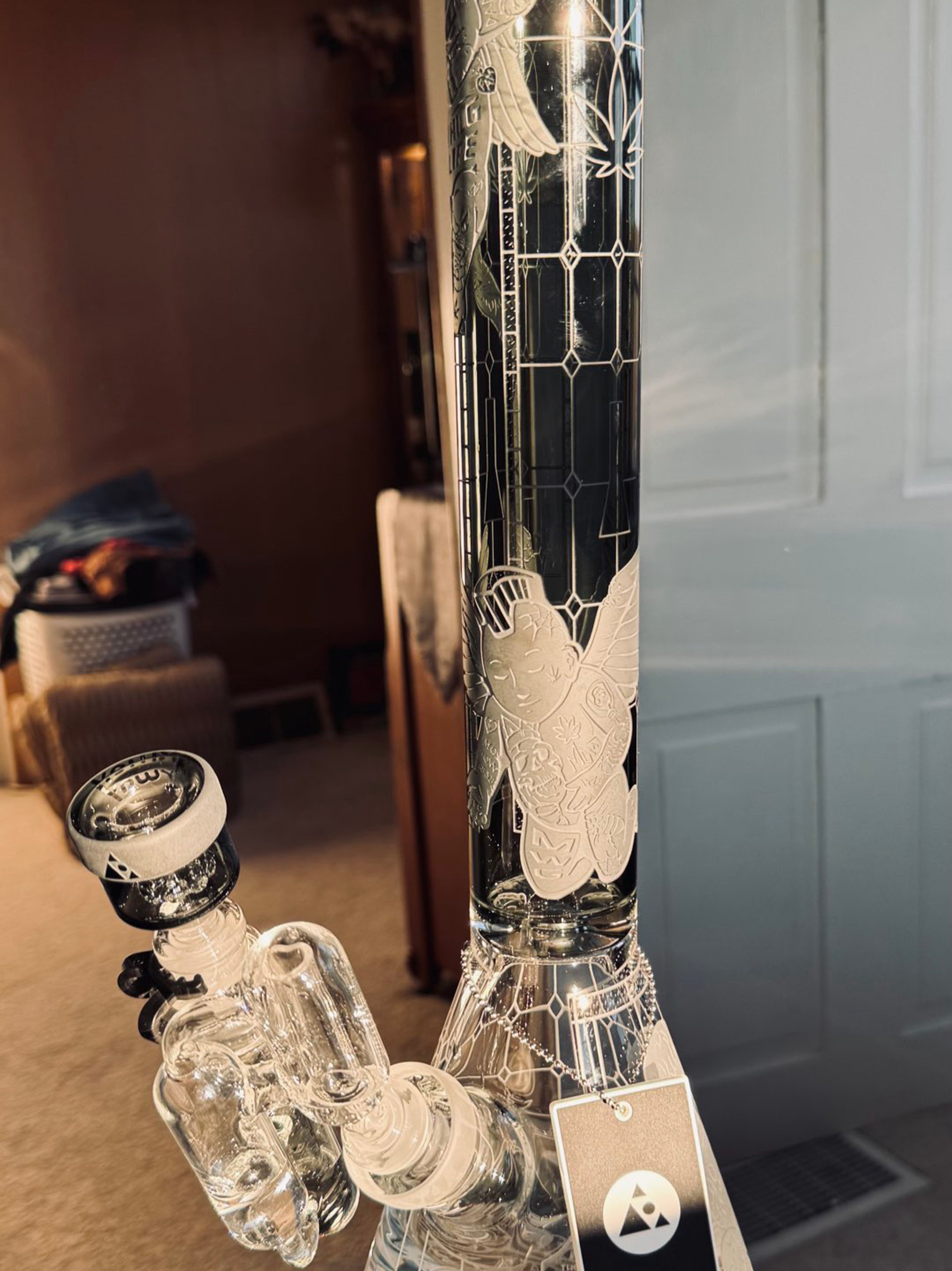 COMBO🔥18”THUGZ MANSION Milkyway Glass  BeakerCombo !  Function/quality NEVER USED BRAND NEW 🧐🔥 image 0
