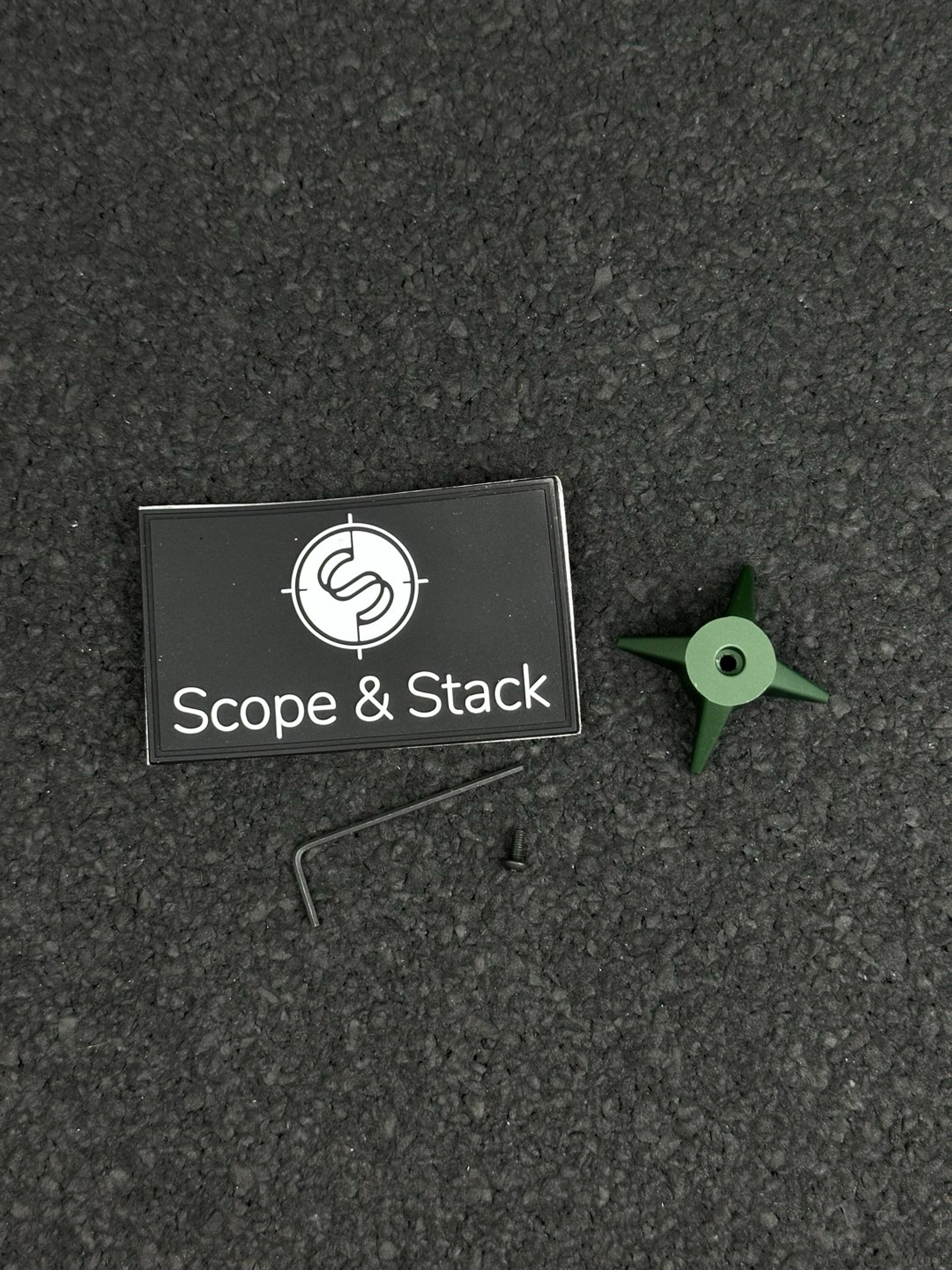 Preview pic of Scope & Stack Spur Knob Green
