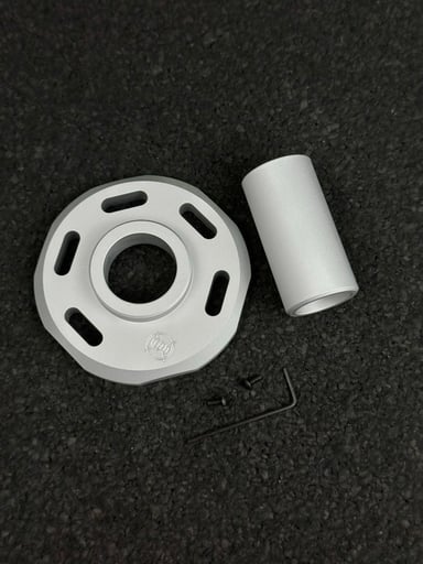 Preview pic of Scope & Stack Gatling Base and Nozzle Guard Silver