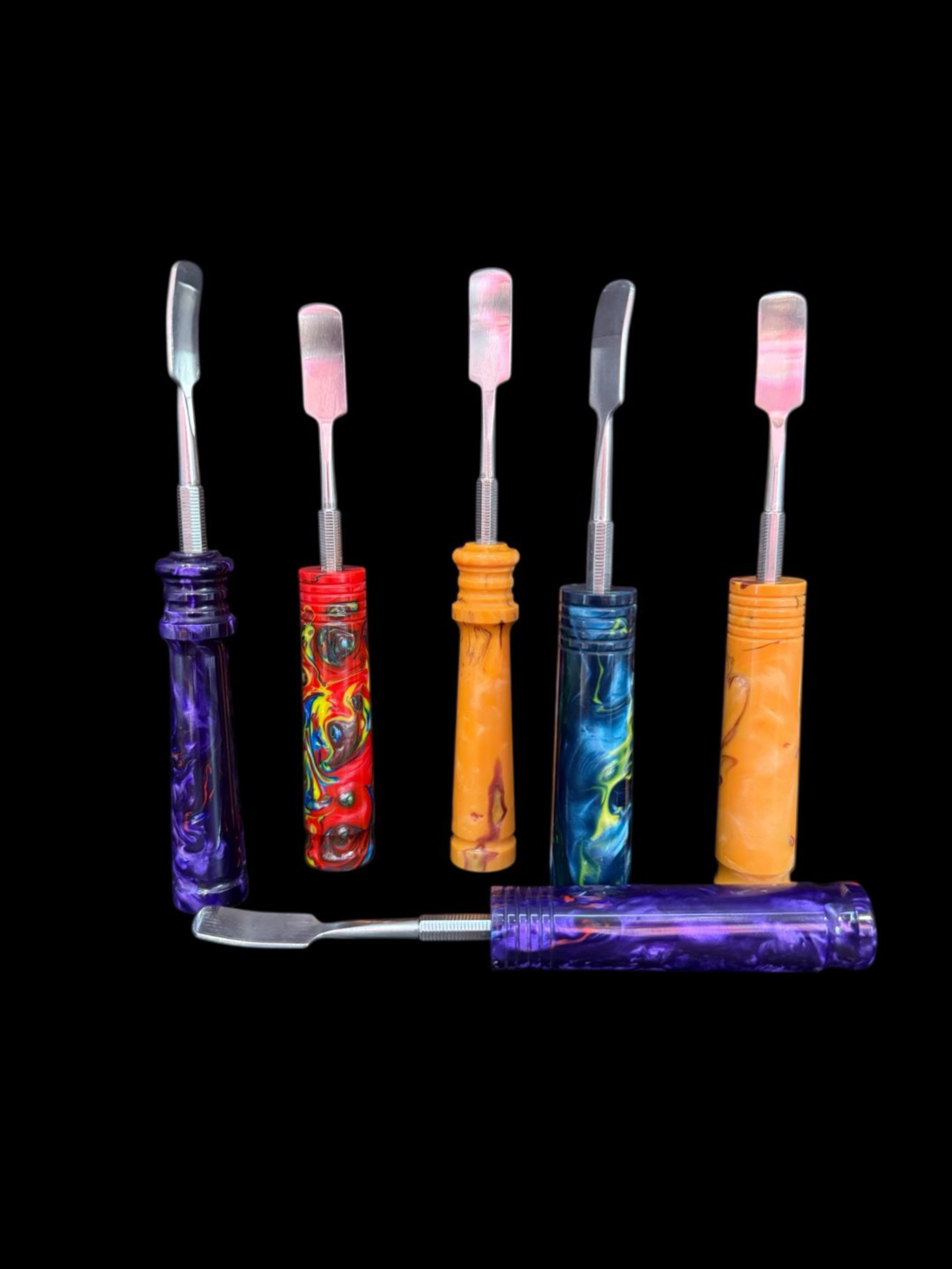 Preview pic of 6-6.25” Wide Spatula Dab Tool with Sturdy Resin Handle