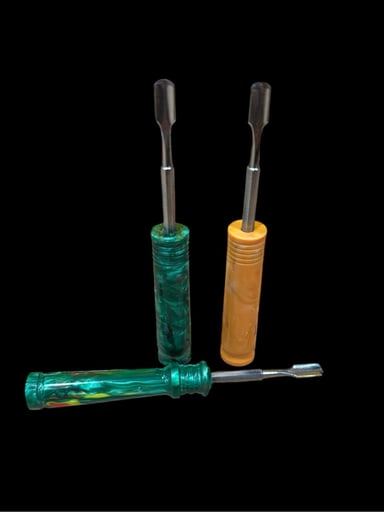 Preview pic of 5.5” Medium Spatual Dab Tool with Sturdy Resin Handle