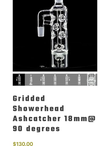 Preview pic of Texas Tubes Gridded Showerhead ashcatcher