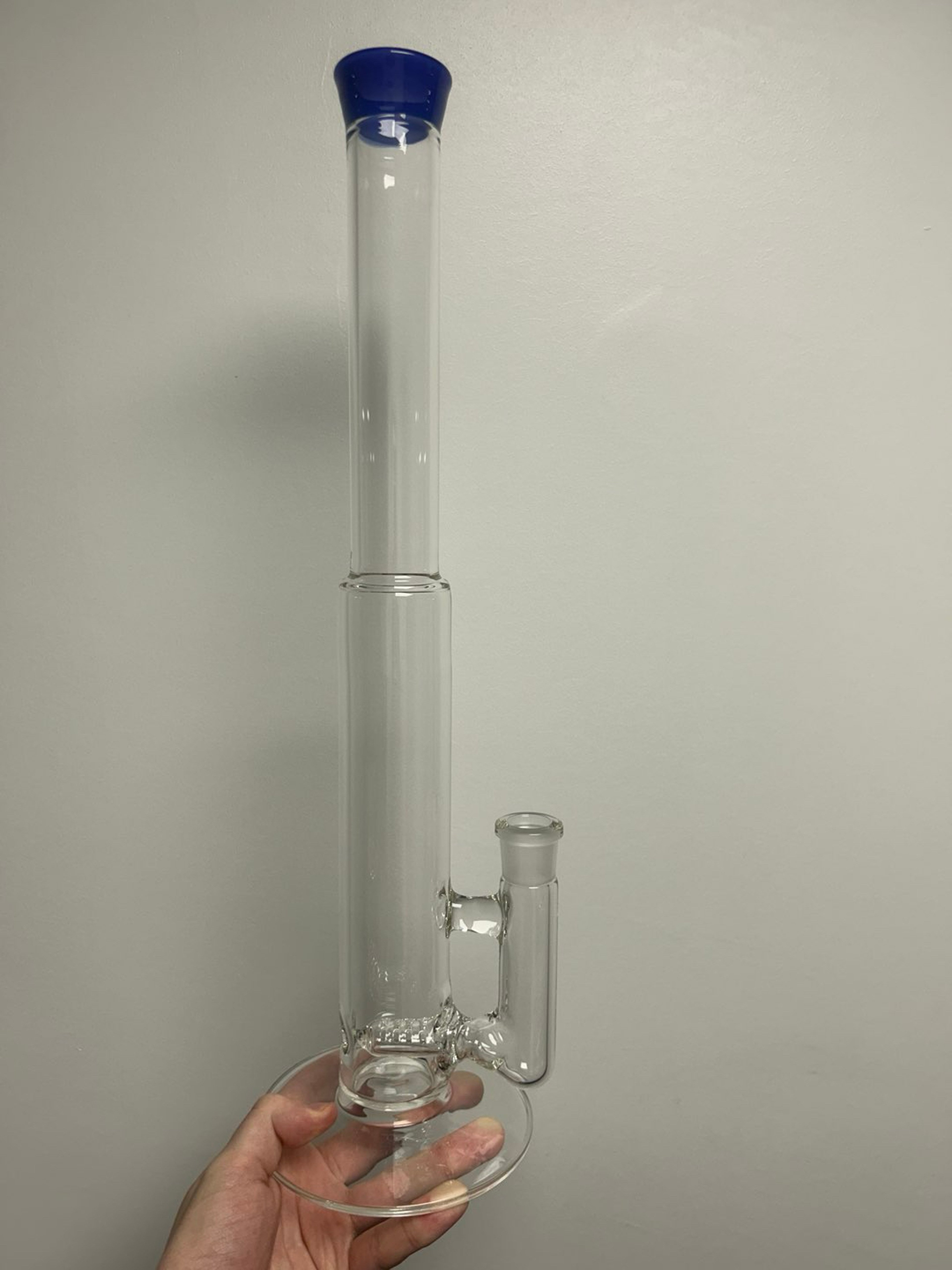 18” New IV Glass Inline Bishop Tube image 0