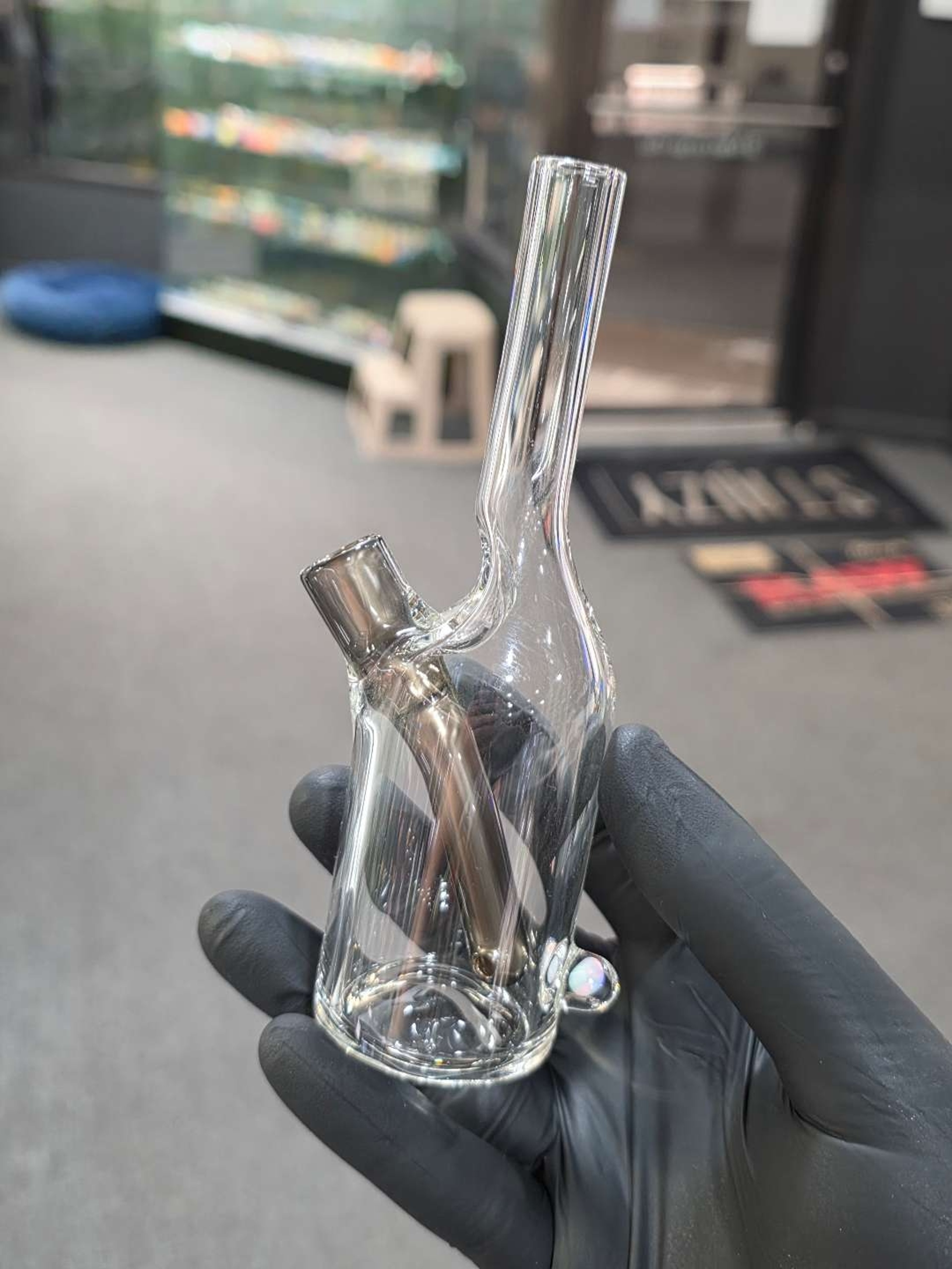 Preview pic of The Glass Mechanic Mini Saki Bottle #1
