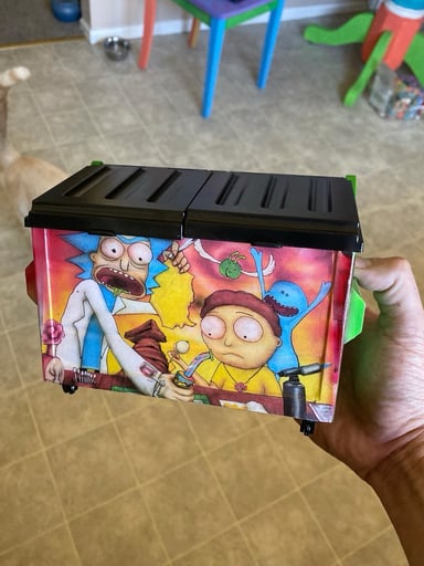 Preview pic of Rick and morty  qtip dumpster